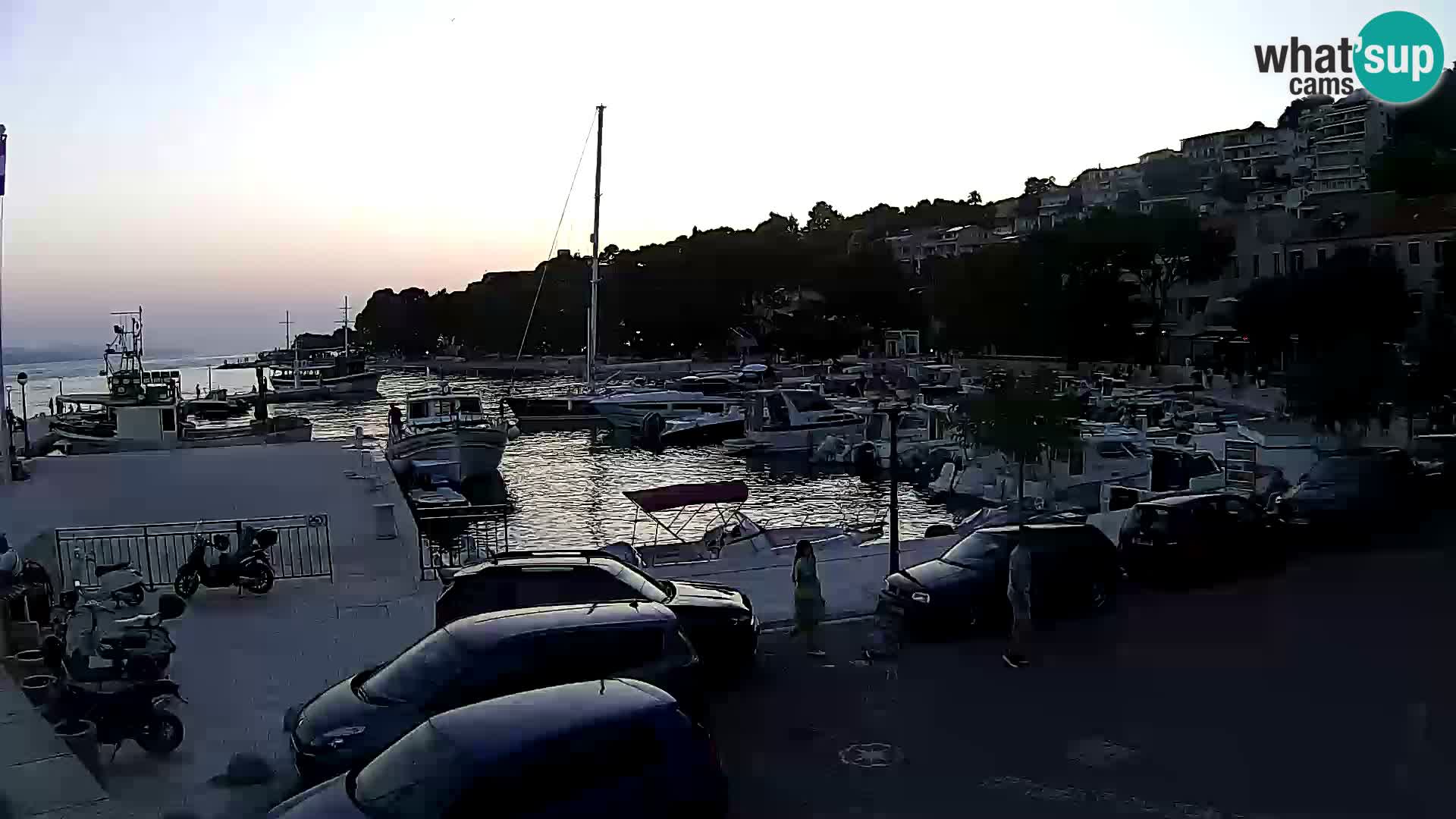 Brela Live webcam – marina – Dalmatia – Croatia