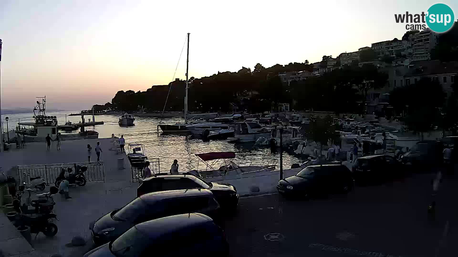 Brela Live webcam – marina – Dalmatia – Croatia