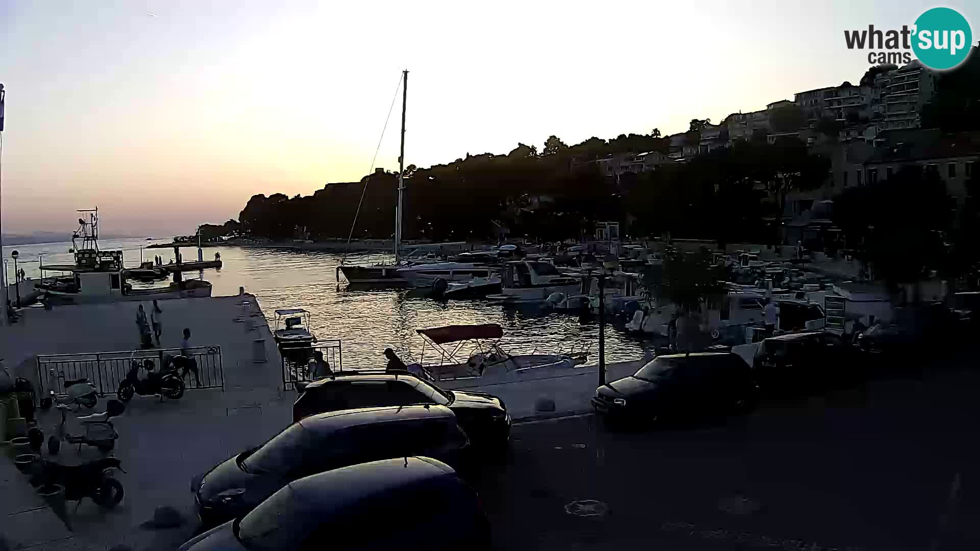 Brela Live webcam – marina – Dalmatia – Croatia