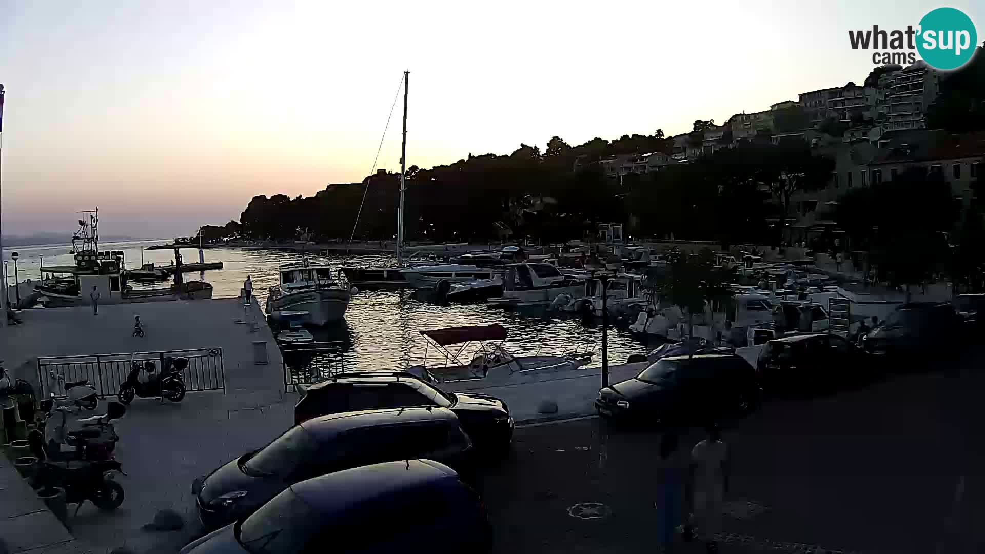 Brela Live webcam – marina – Dalmatia – Croatia