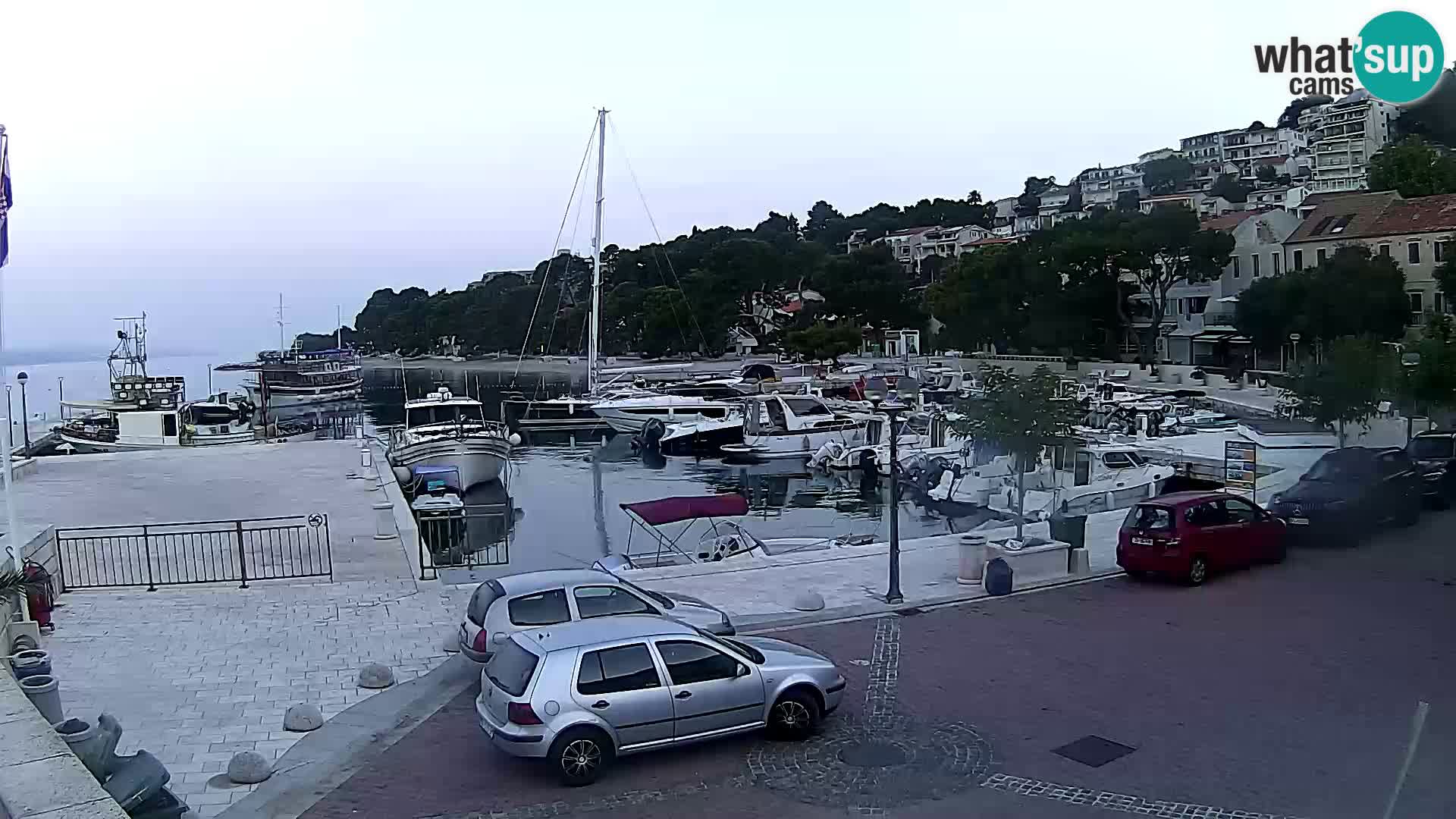Brela Live webcam – marina – Dalmatia – Croatia