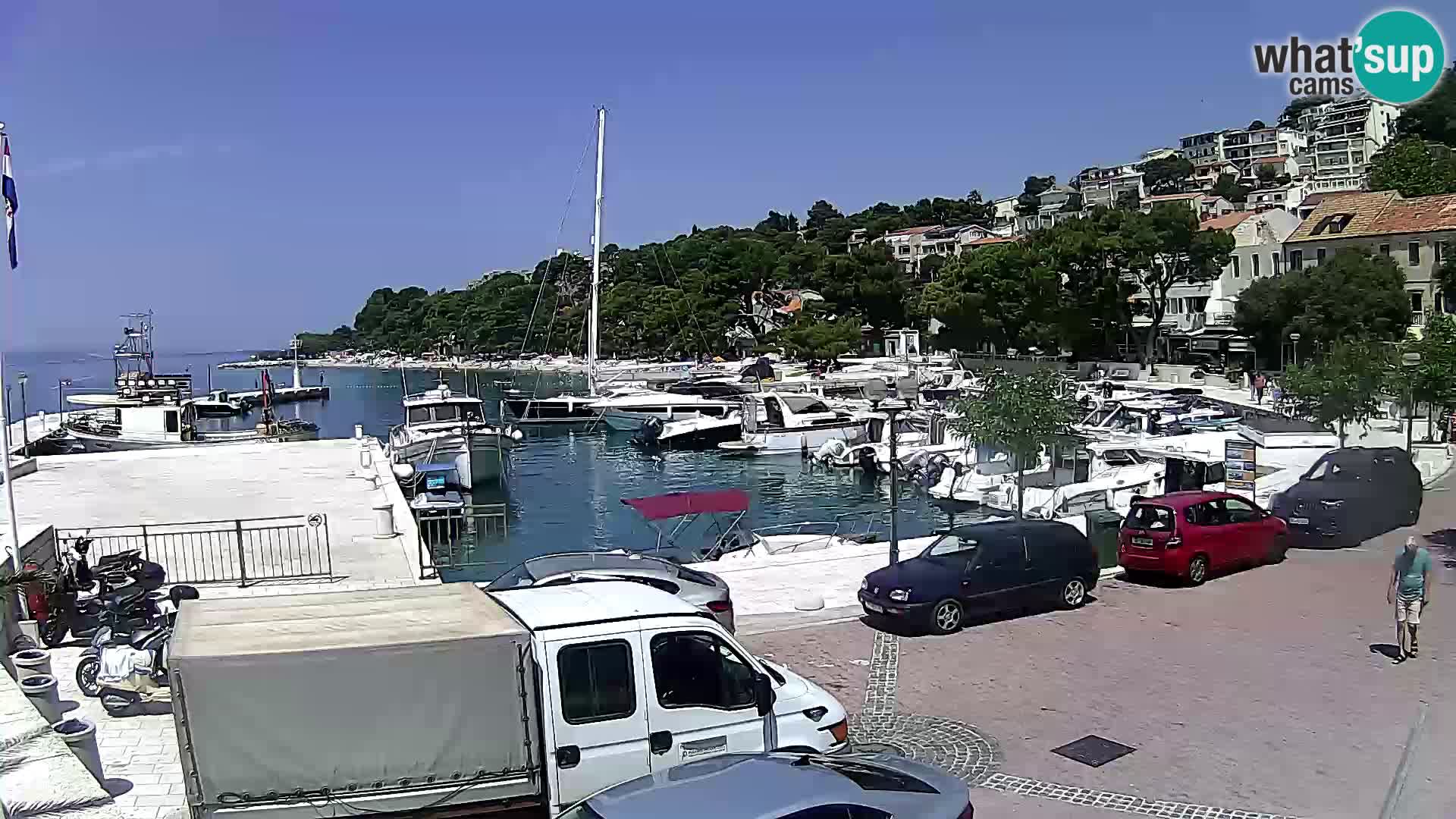Brela web kamera – porat – Dalmacija