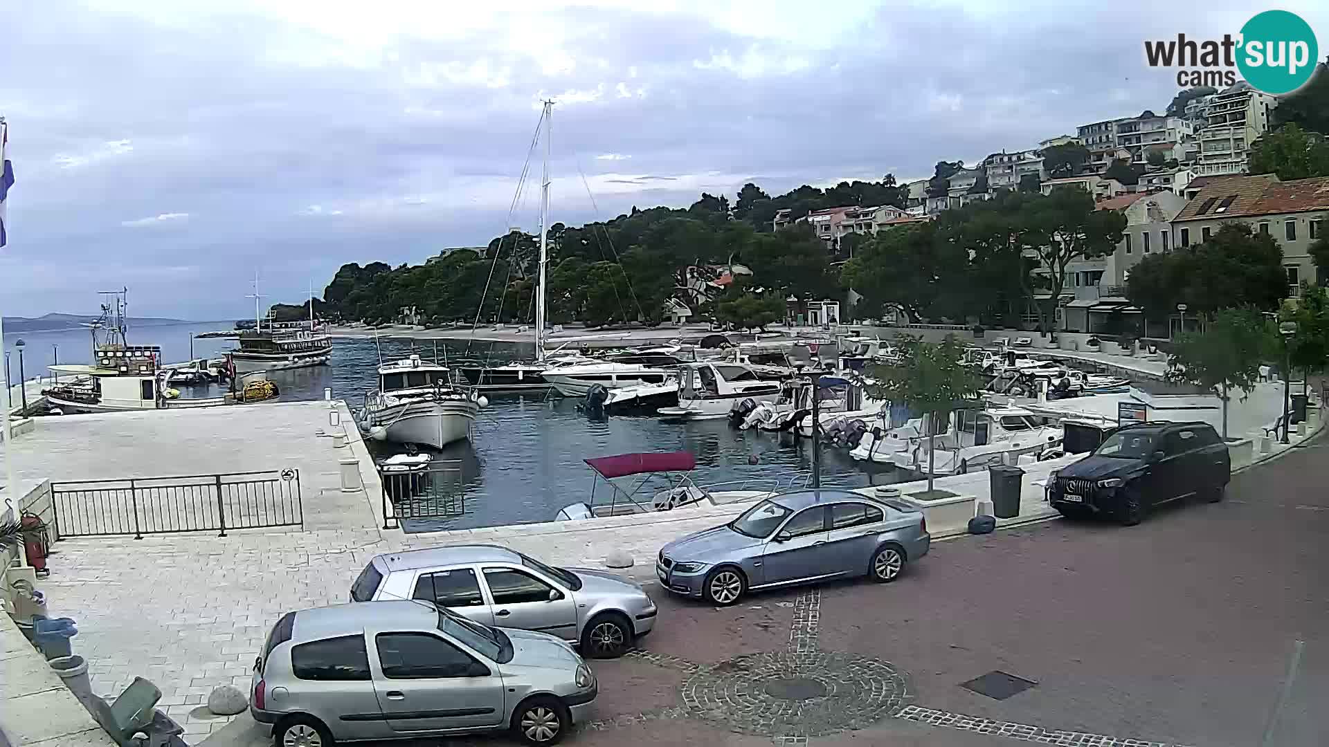 Brela Live webcam – marina – Dalmatia – Croatia