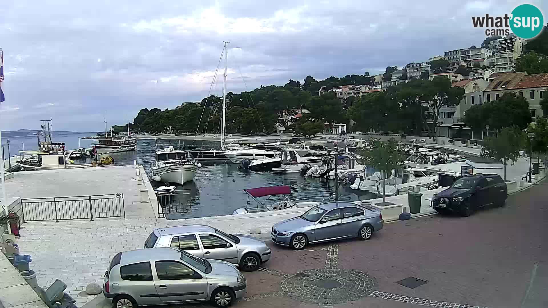Brela Live webcam – marina – Dalmatia – Croatia