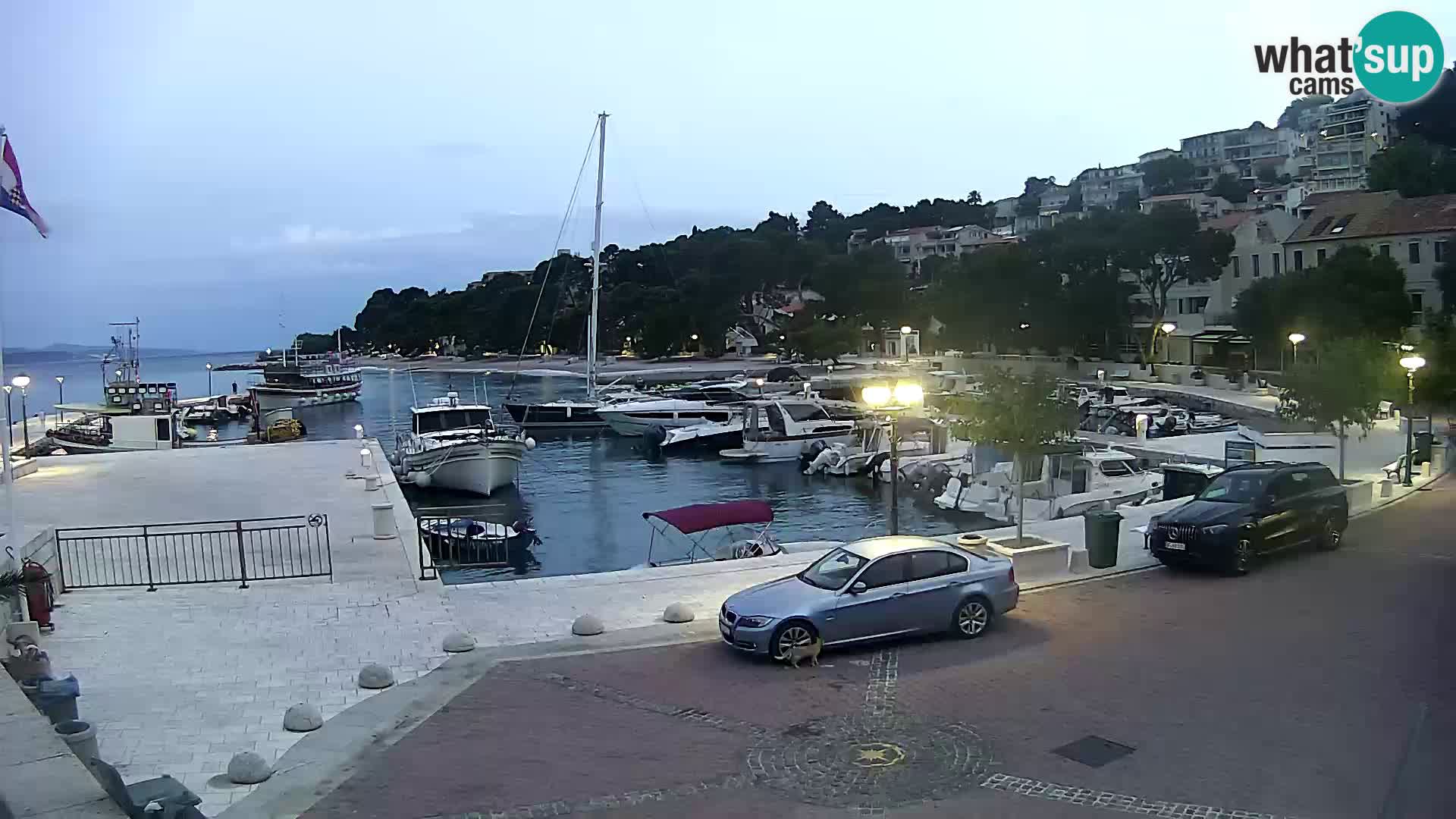 Brela Live webcam – marina – Dalmatia – Croatia