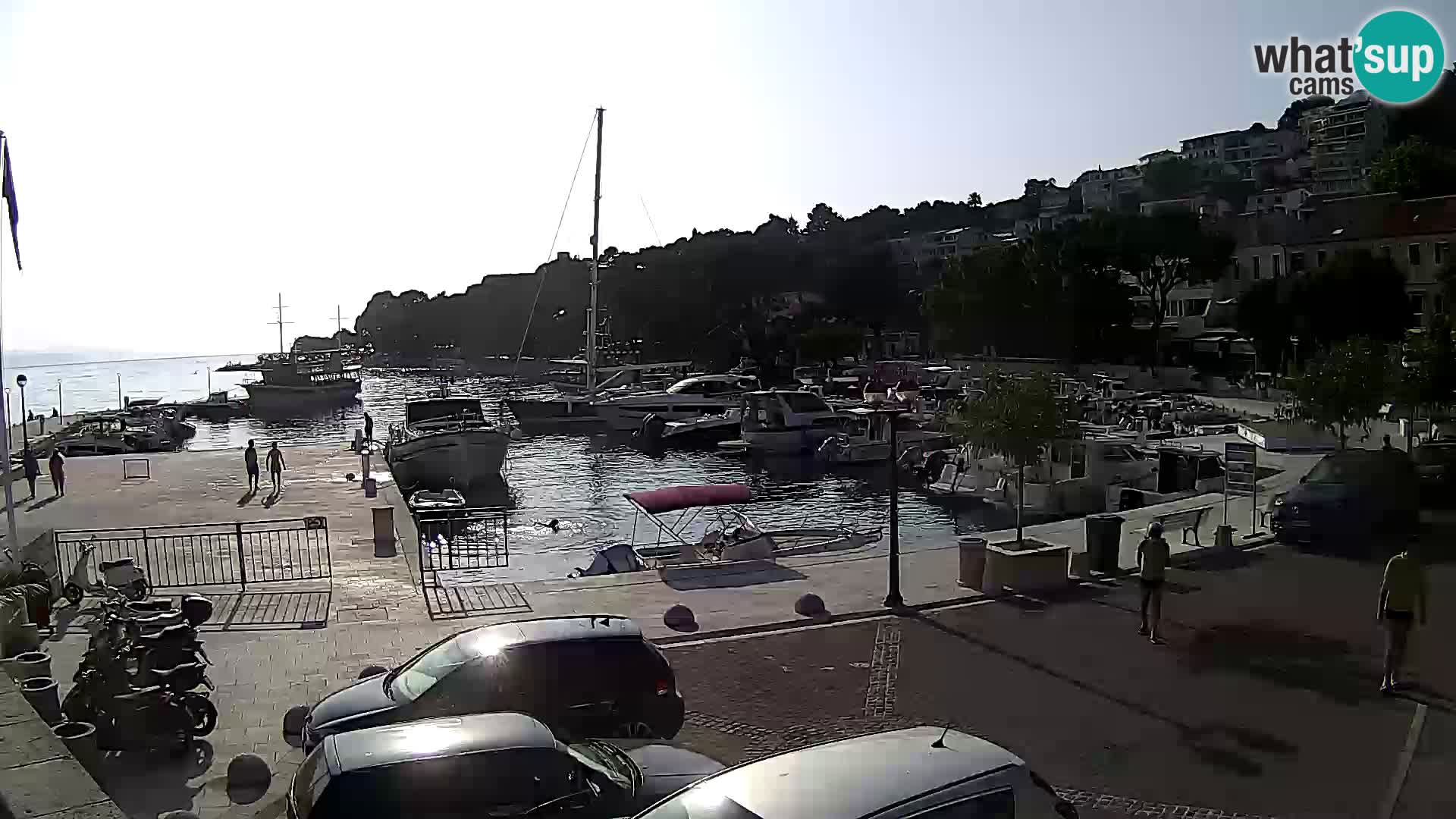 Brela web kamera – porat – Dalmacija