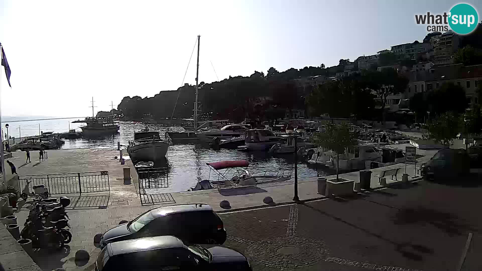 Brela web kamera – porat – Dalmacija