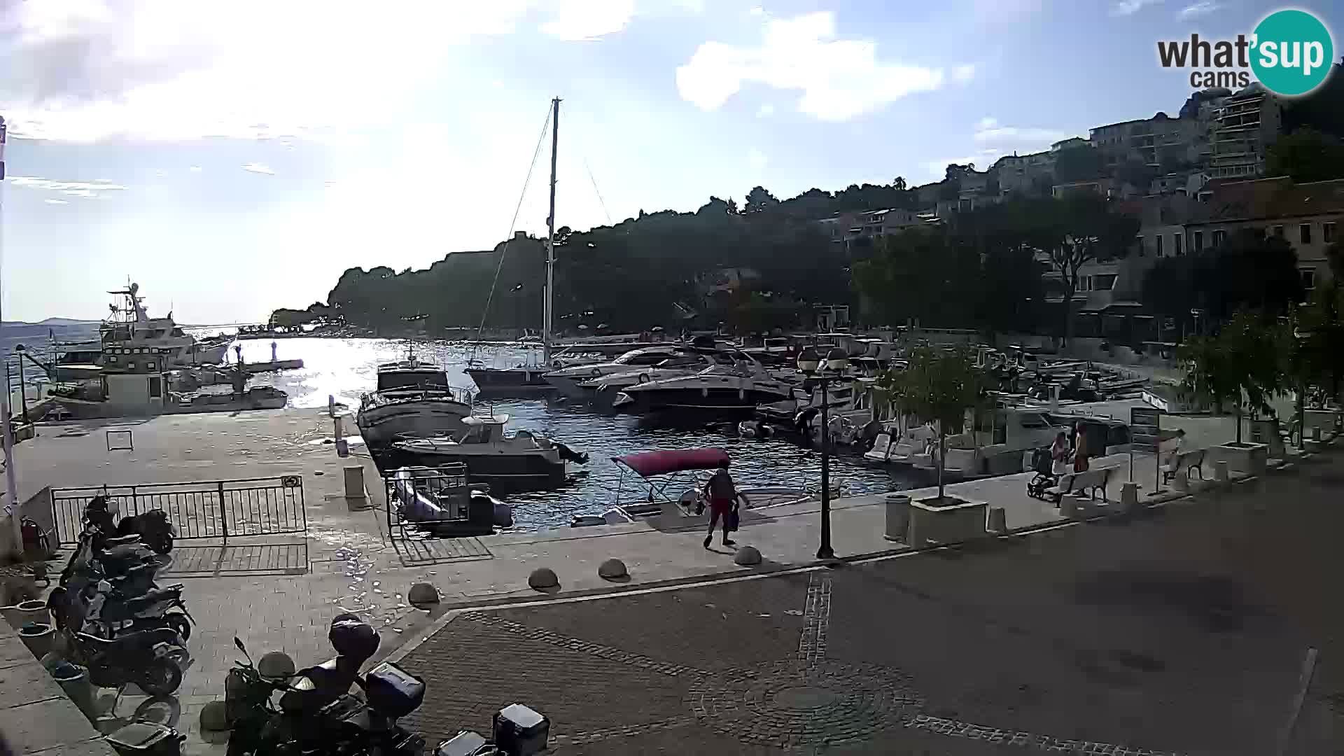 Brela Live webcam – marina – Dalmatia – Croatia