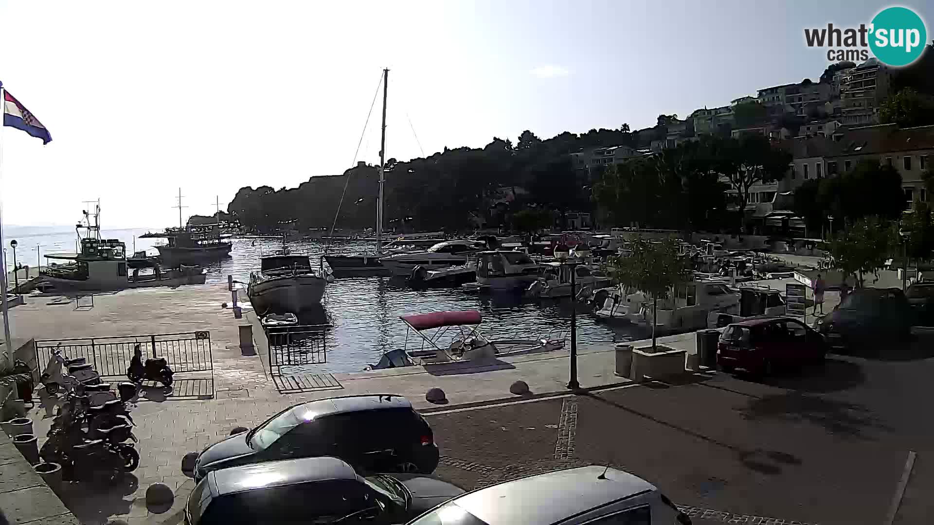 Brela Live webcam – marina – Dalmatia – Croatia