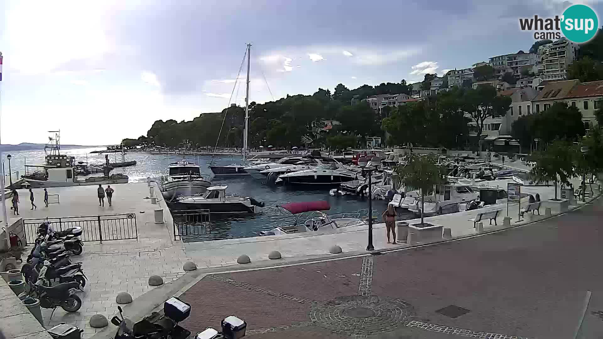 Brela Live webcam – marina – Dalmatia – Croatia