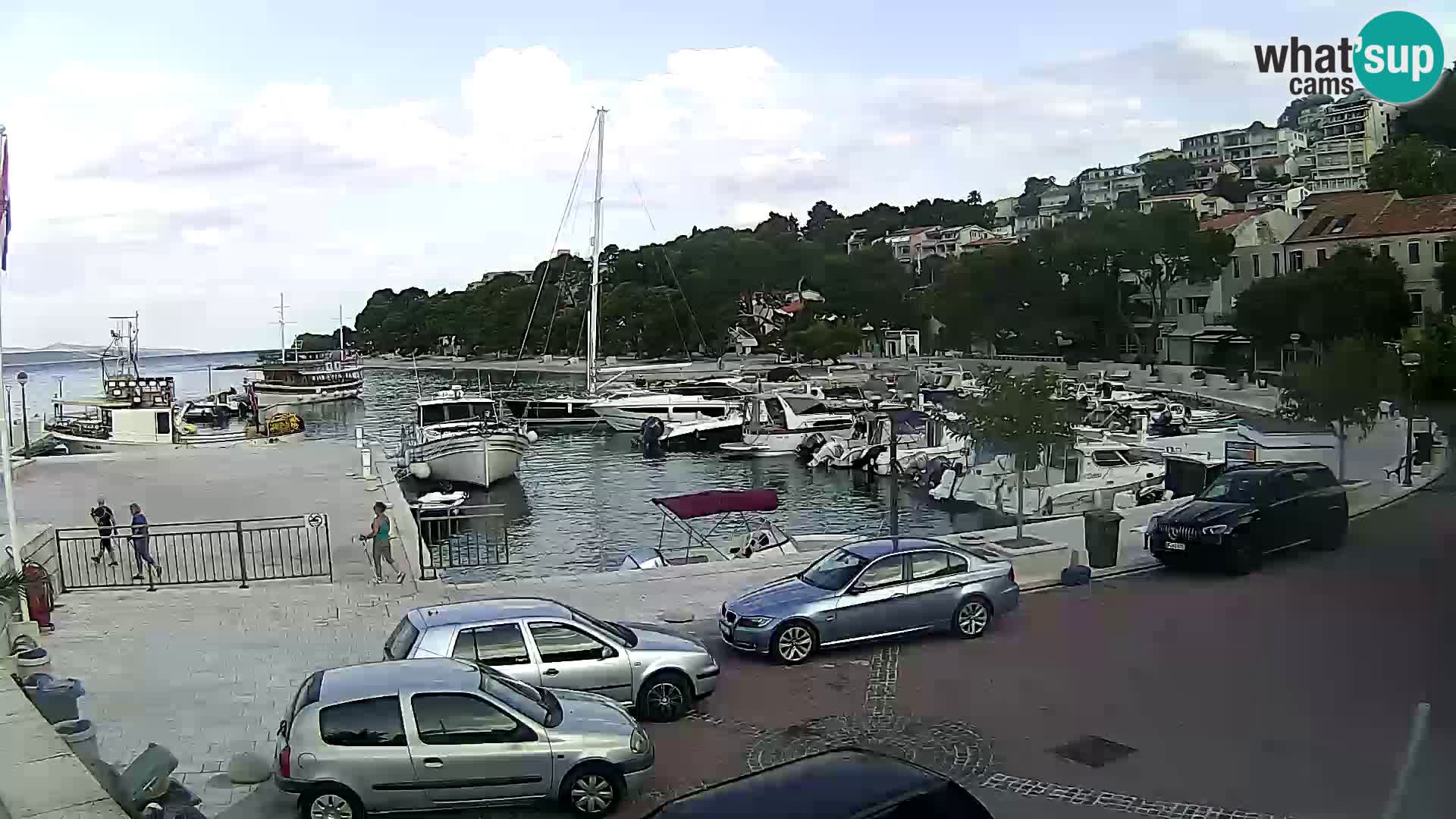 Brela Live webcam – marina – Dalmatia – Croatia