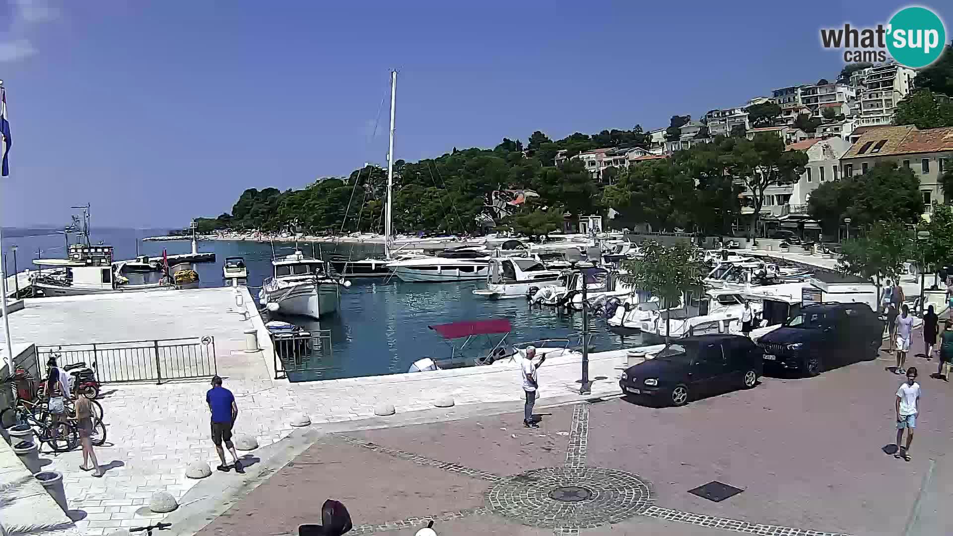 Brela Live webcam – marina – Dalmatia – Croatia