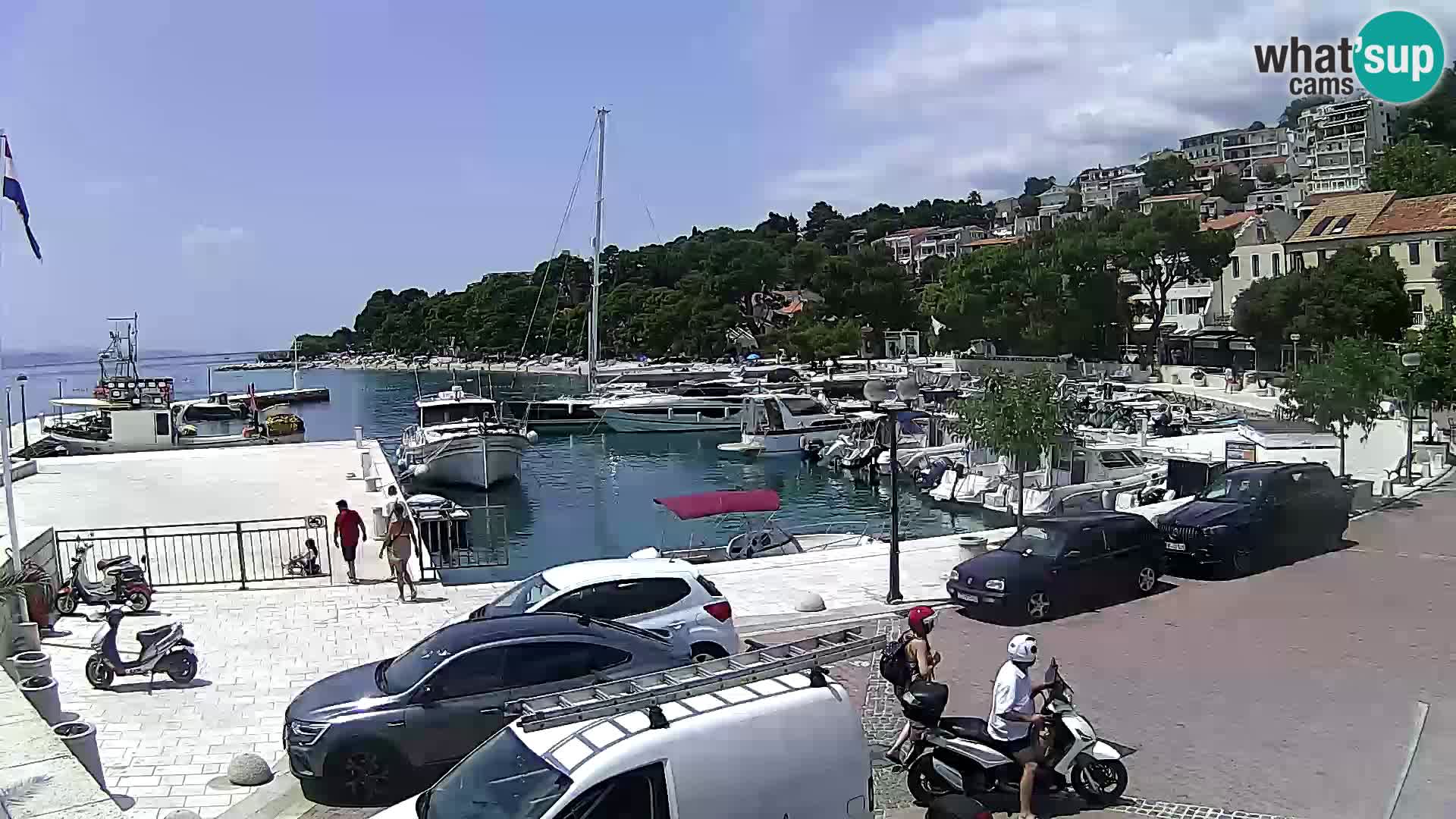 Brela Live webcam – marina – Dalmatia – Croatia
