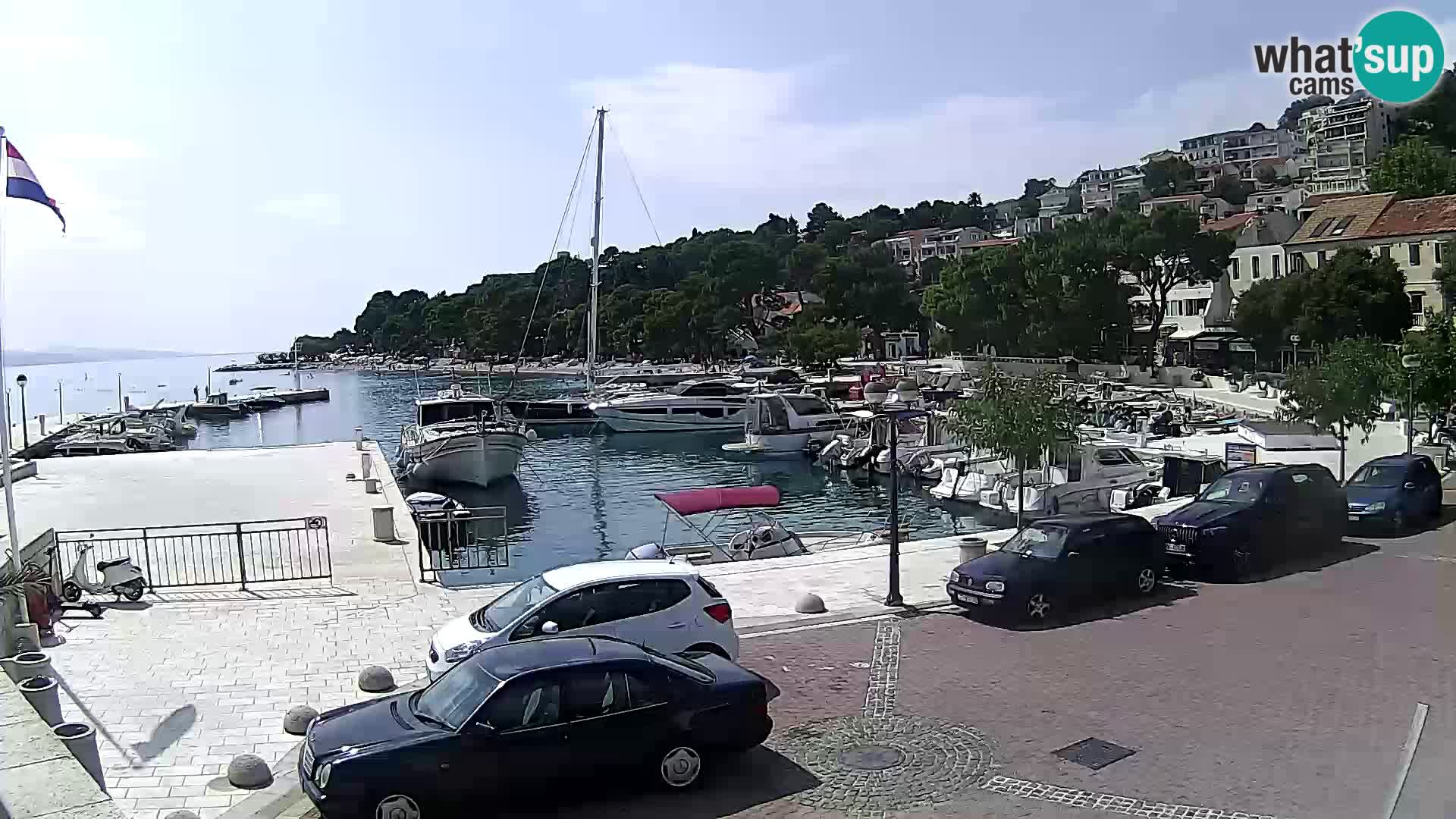 Brela Live webcam – marina – Dalmatia – Croatia