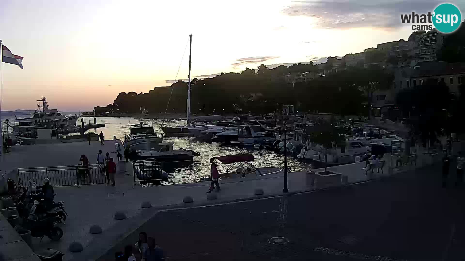 Brela Live webcam – marina – Dalmatia – Croatia