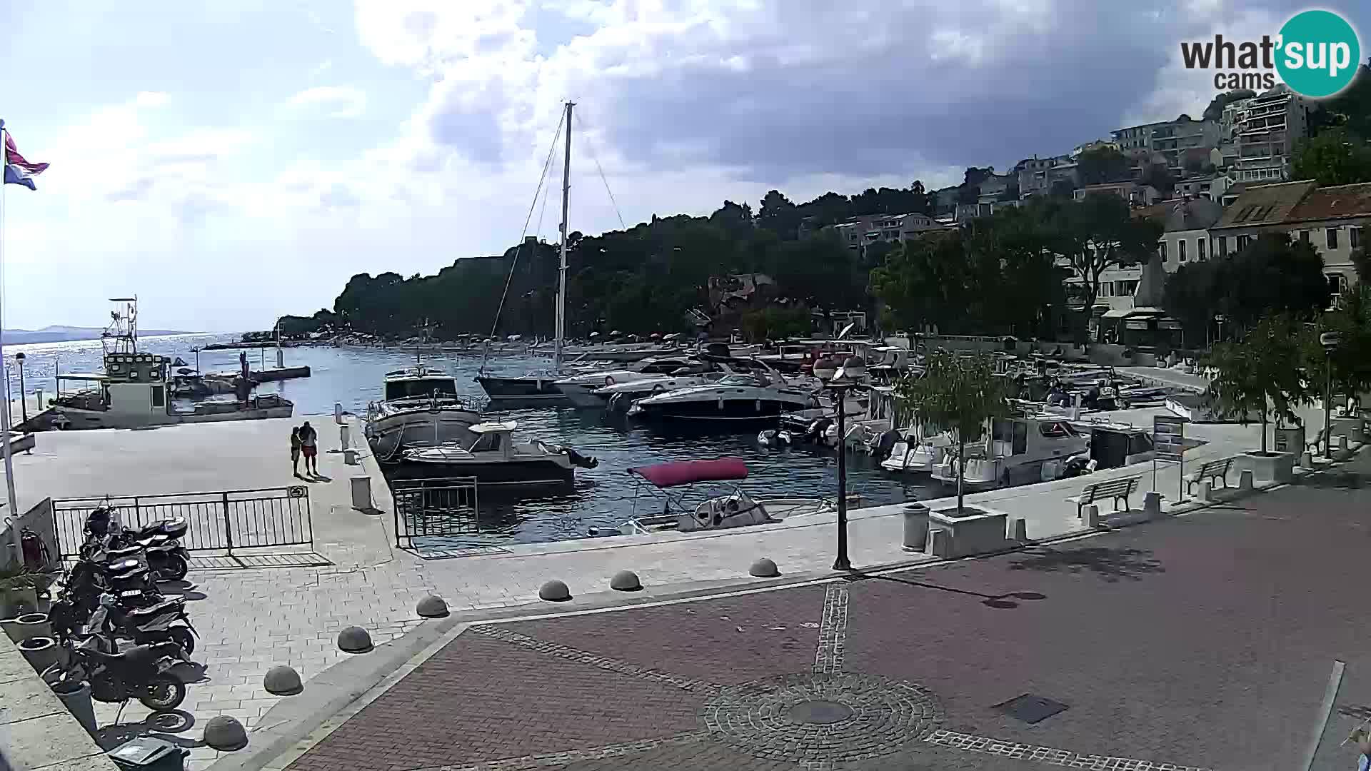 Brela Live webcam – marina – Dalmatia – Croatia