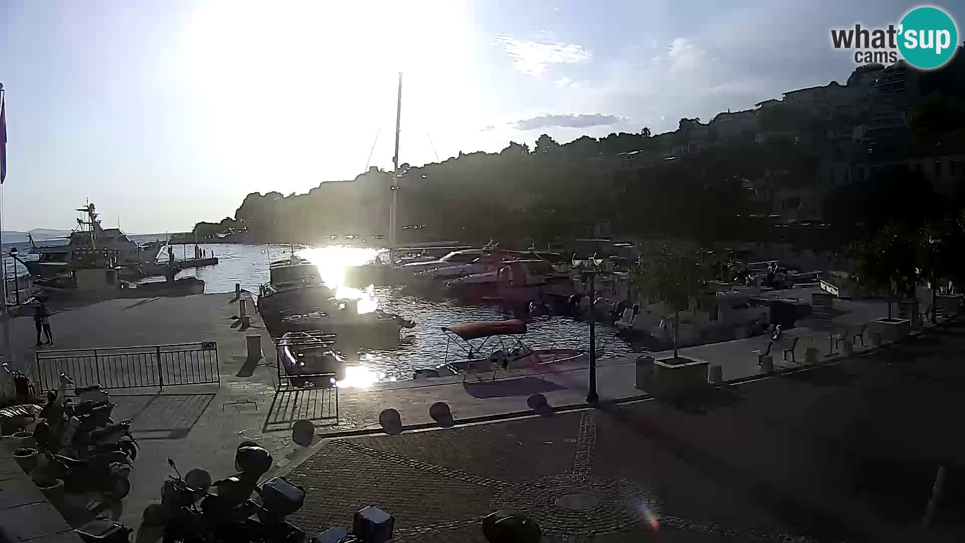 Brela Live webcam – marina – Dalmatia – Croatia