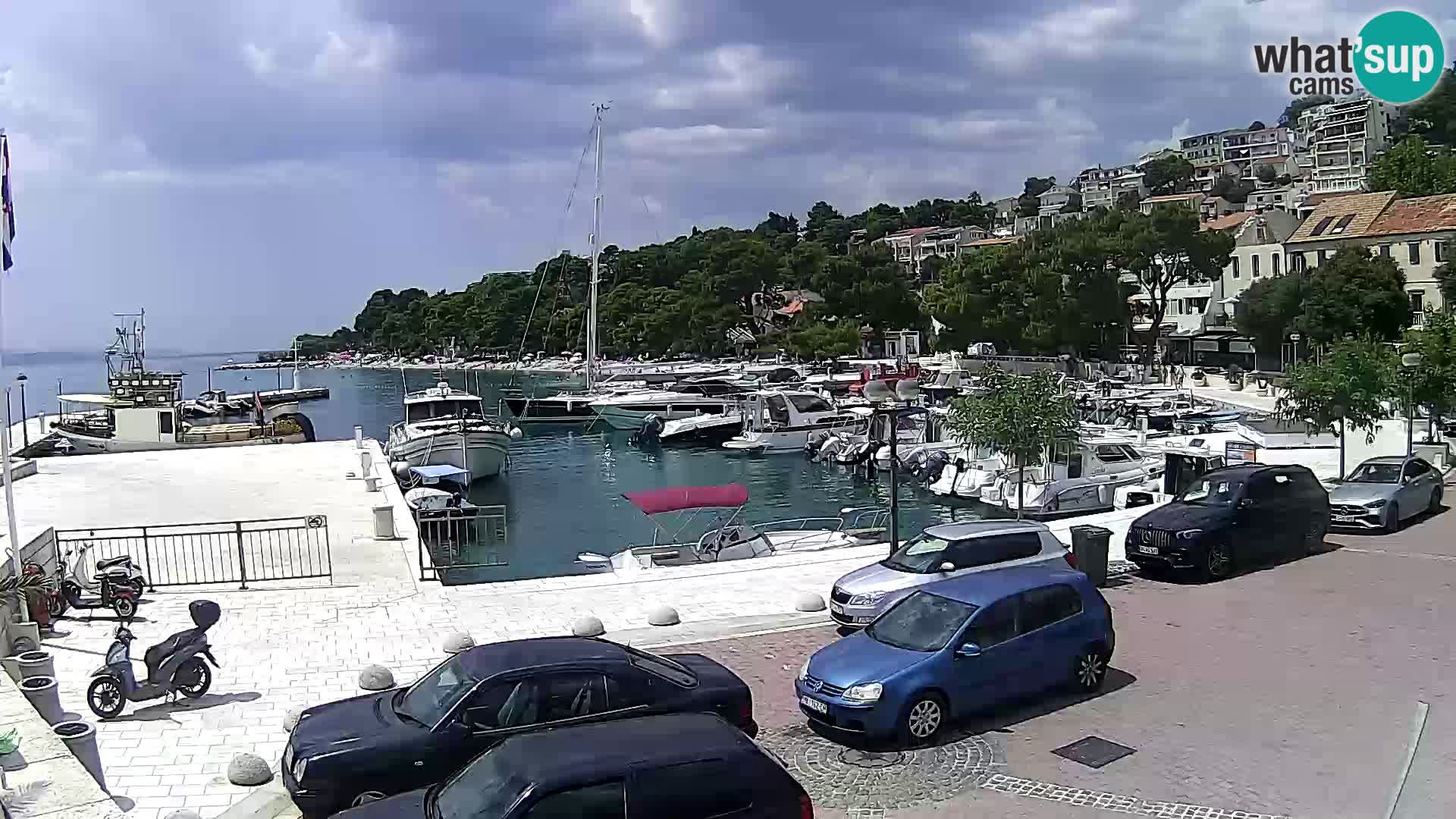 Brela Live webcam – marina – Dalmatia – Croatia