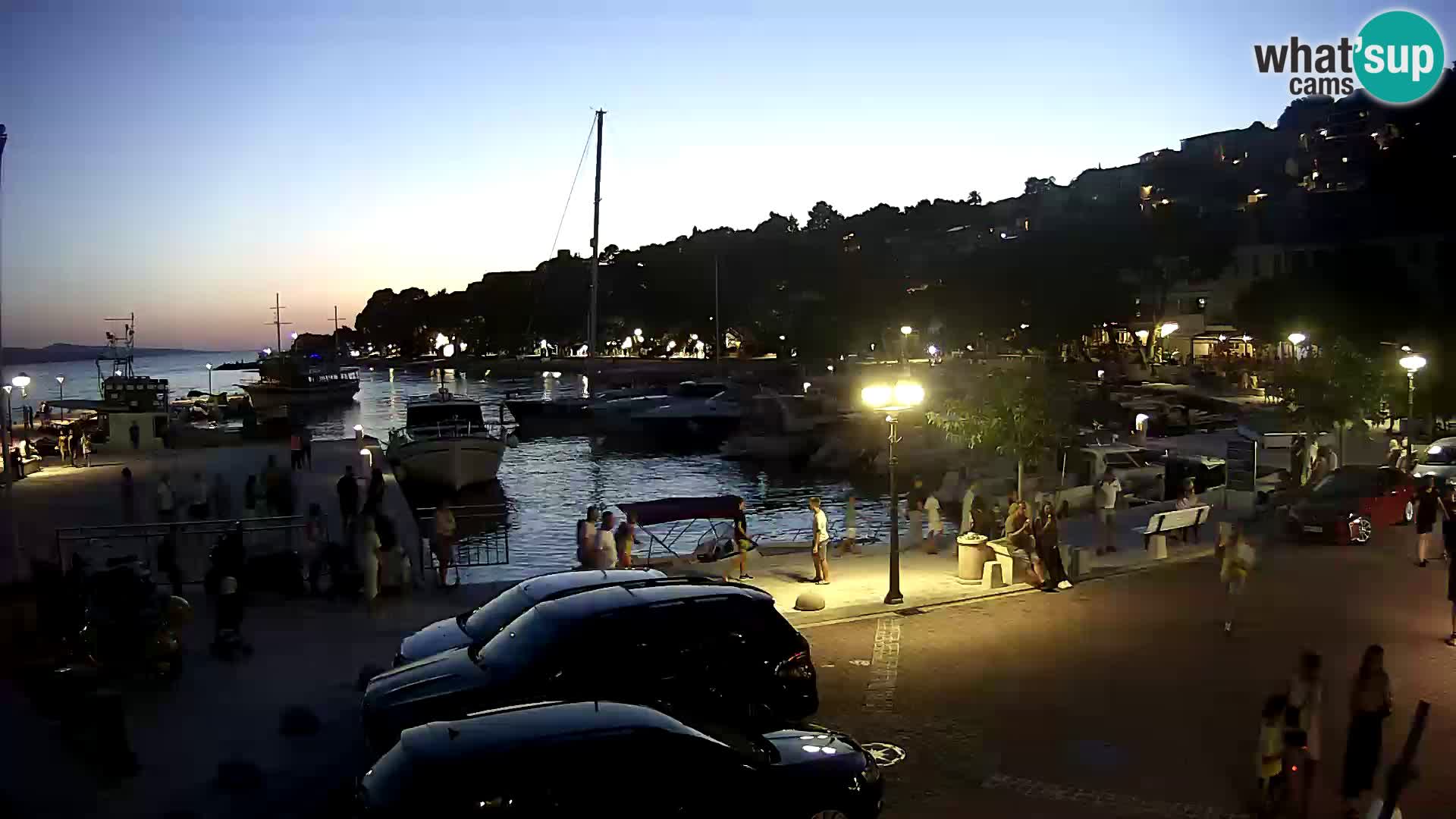 Brela Live webcam – marina – Dalmatia – Croatia