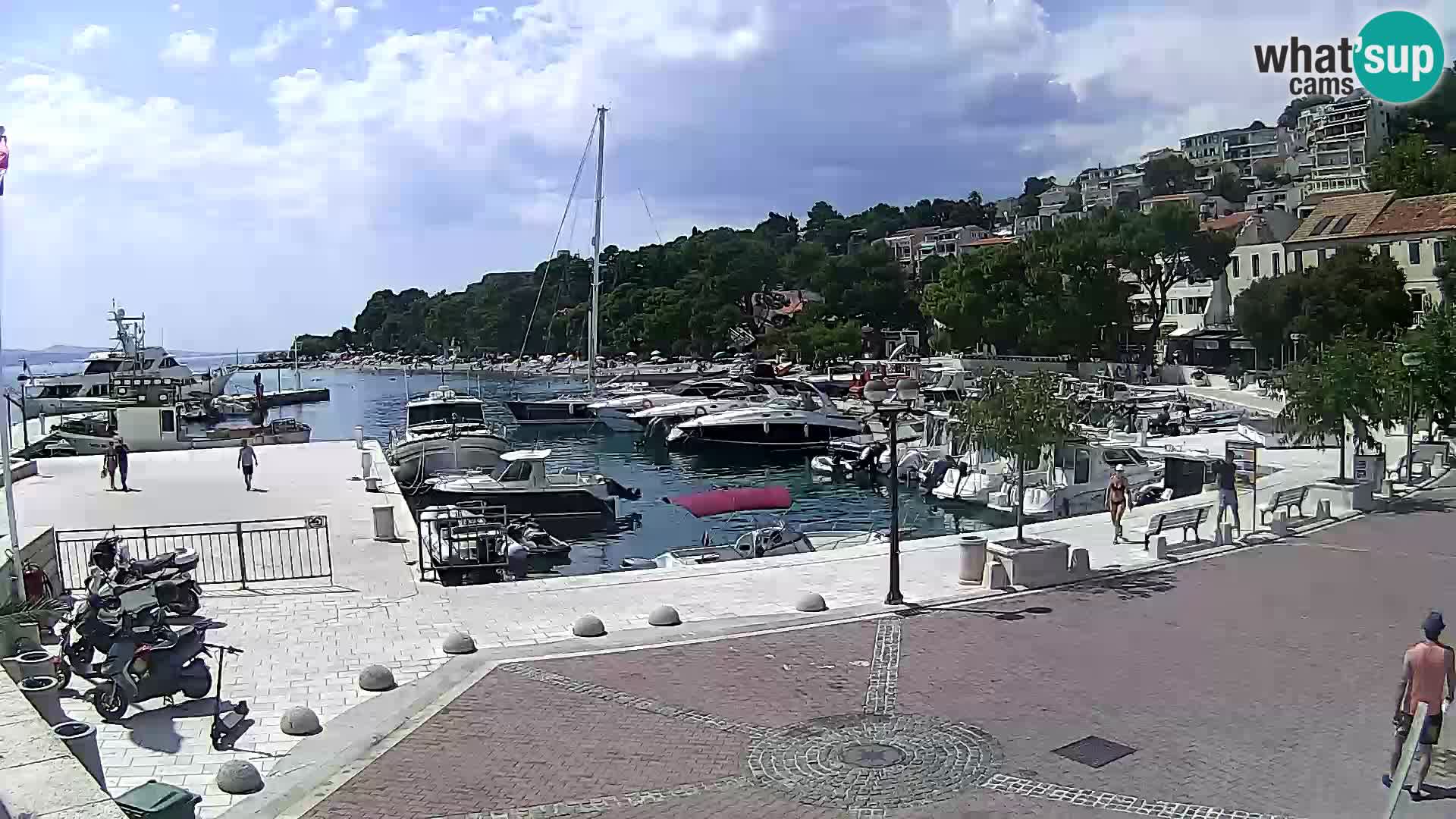 Brela web kamera – porat – Dalmacija