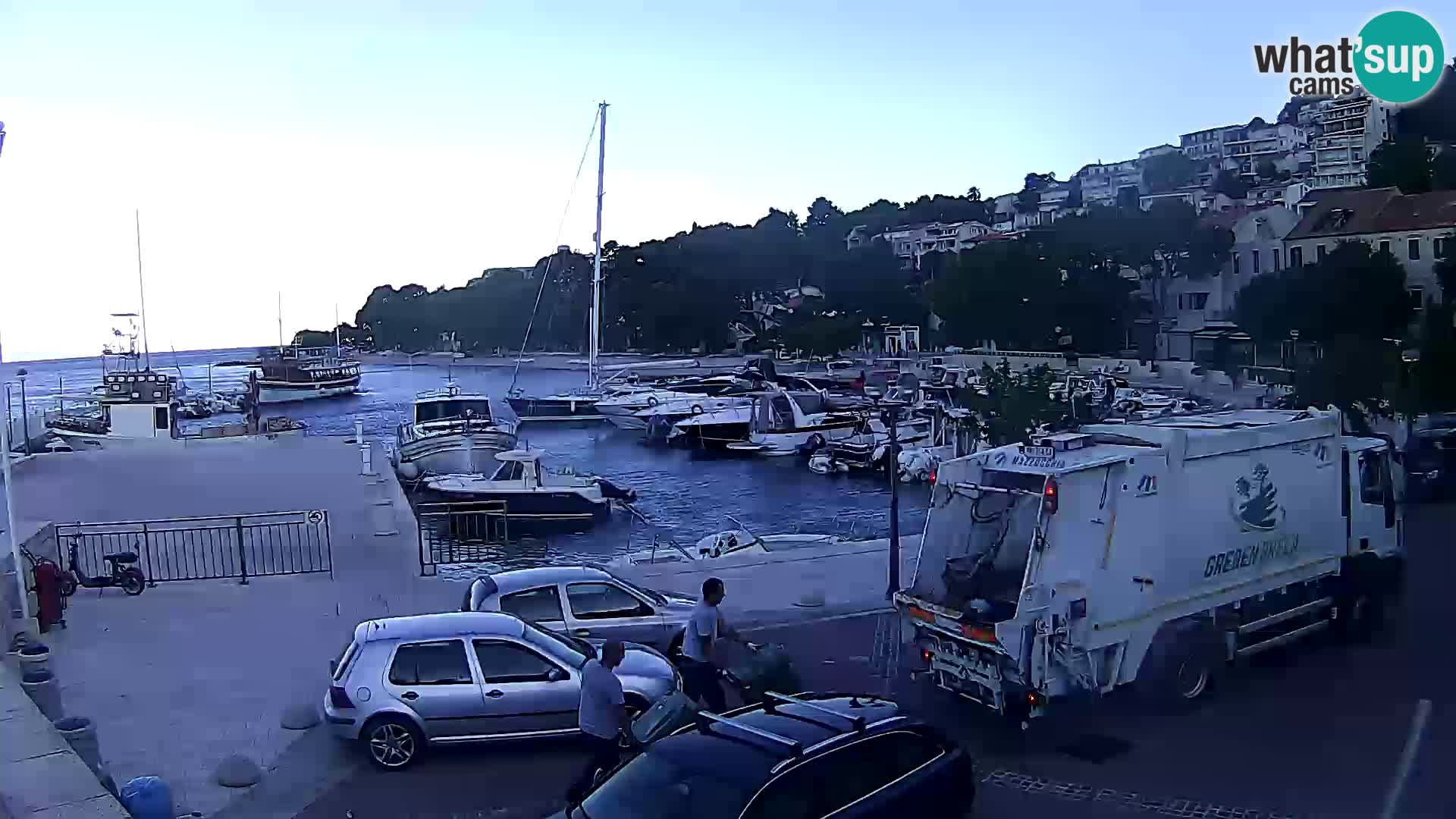 Brela Live webcam – marina – Dalmatia – Croatia