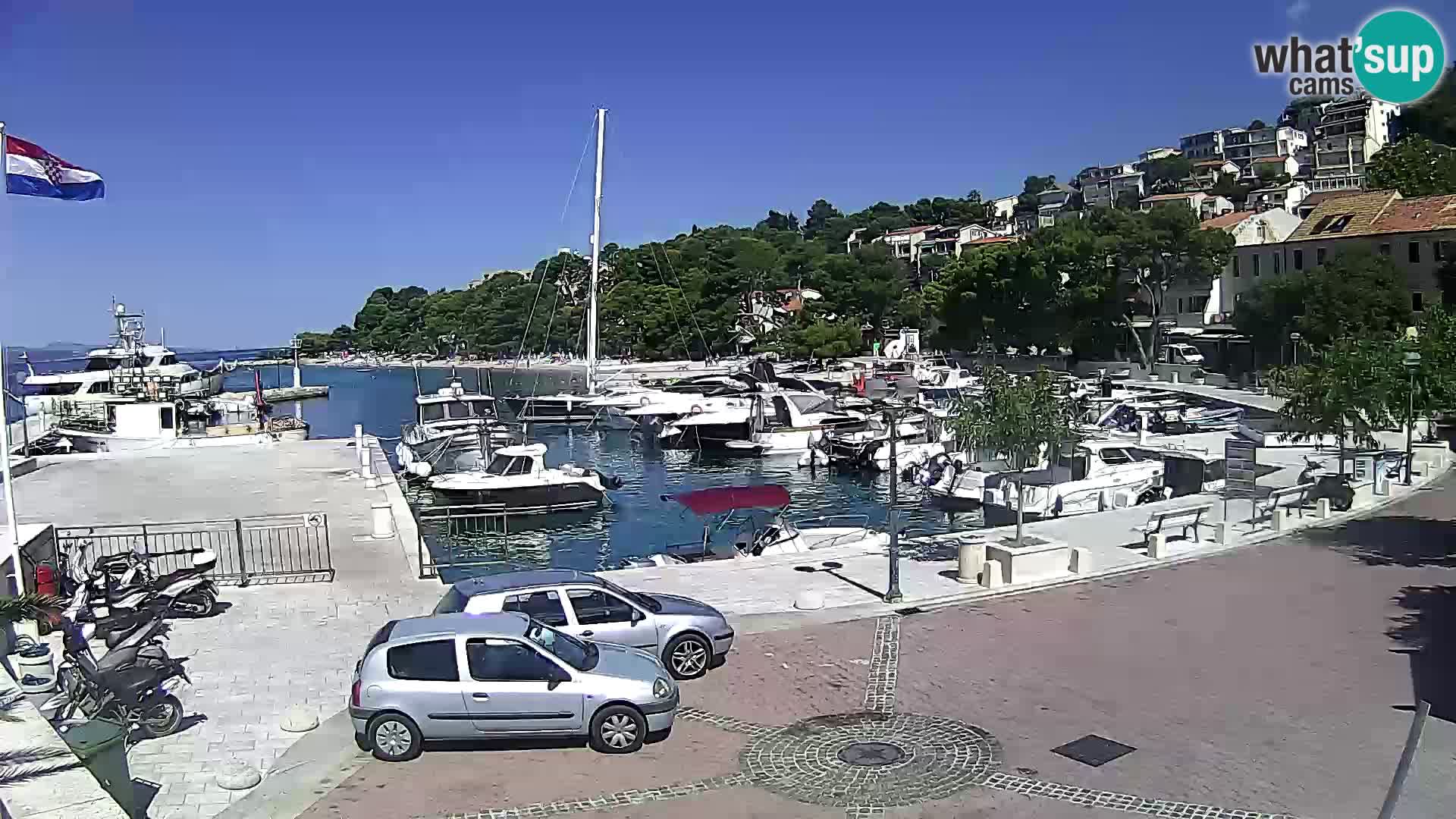 Brela Live webcam – marina – Dalmatia – Croatia