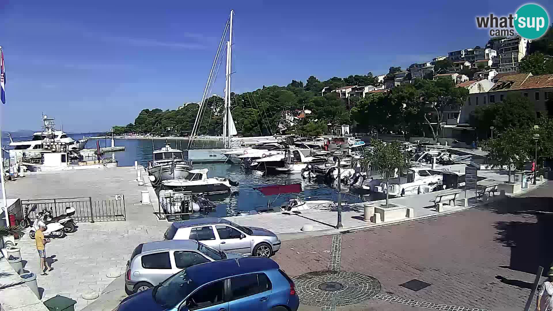 Brela Live webcam – marina – Dalmatia – Croatia
