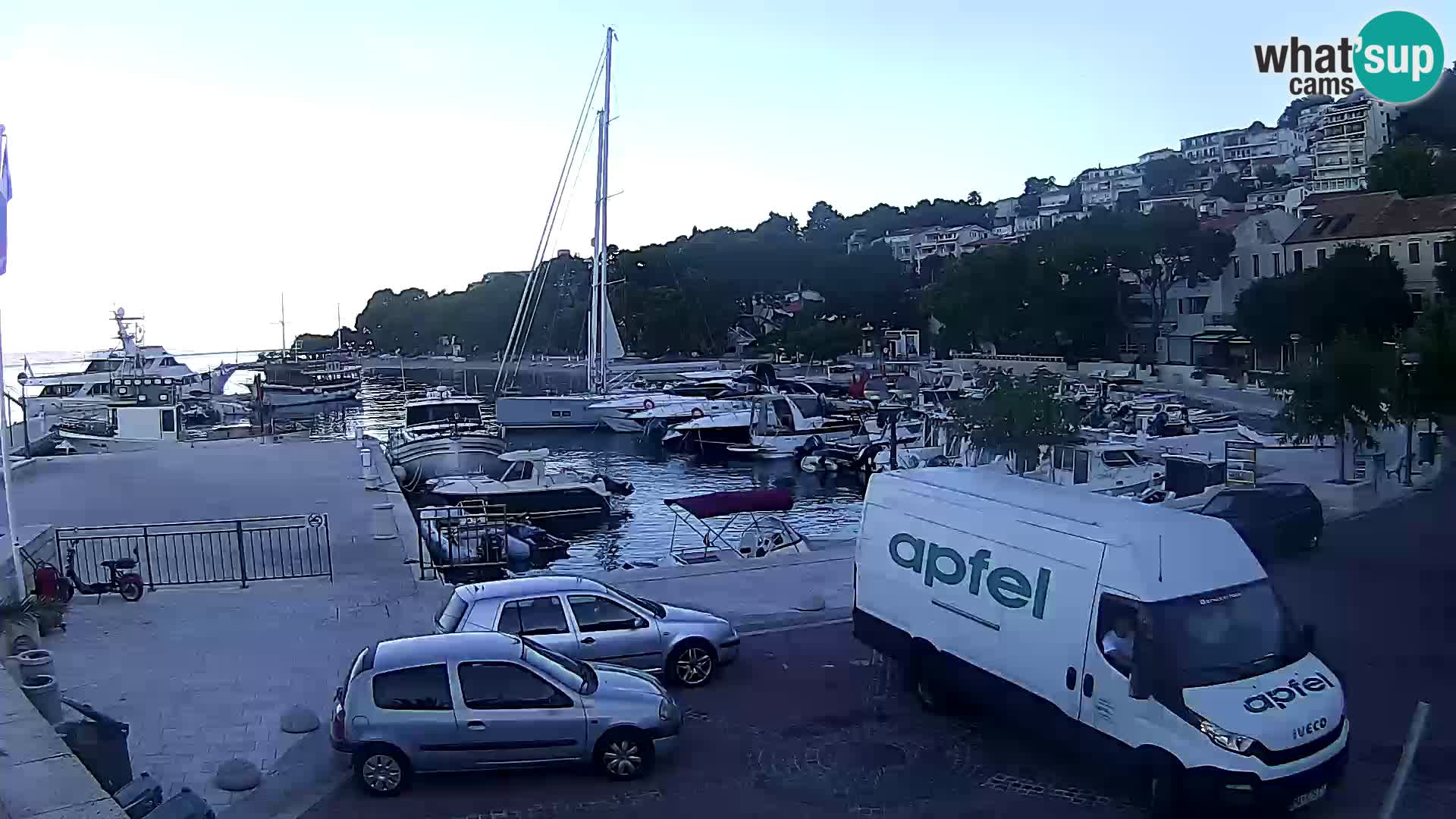 Brela Live webcam – marina – Dalmatia – Croatia