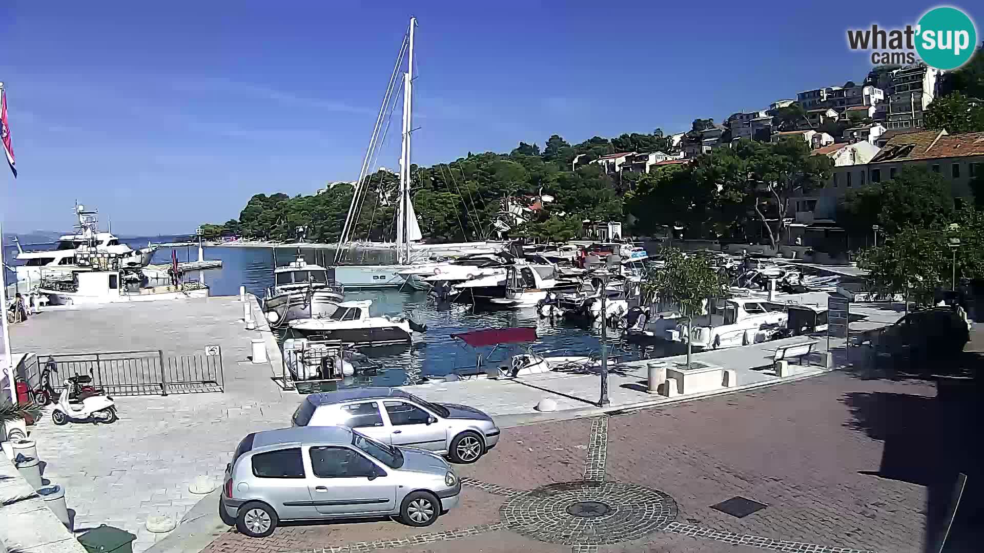Brela Live webcam – marina – Dalmatia – Croatia