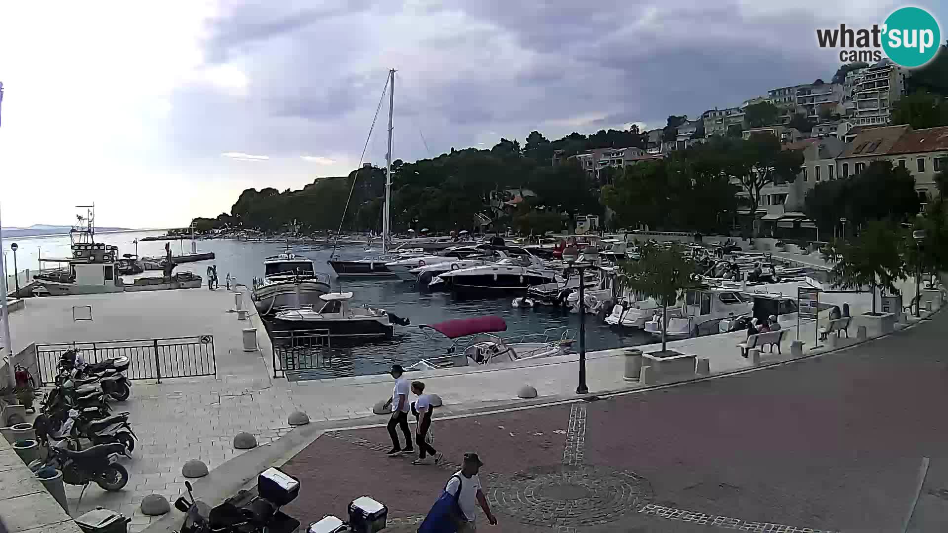 Brela Live webcam – marina – Dalmatia – Croatia