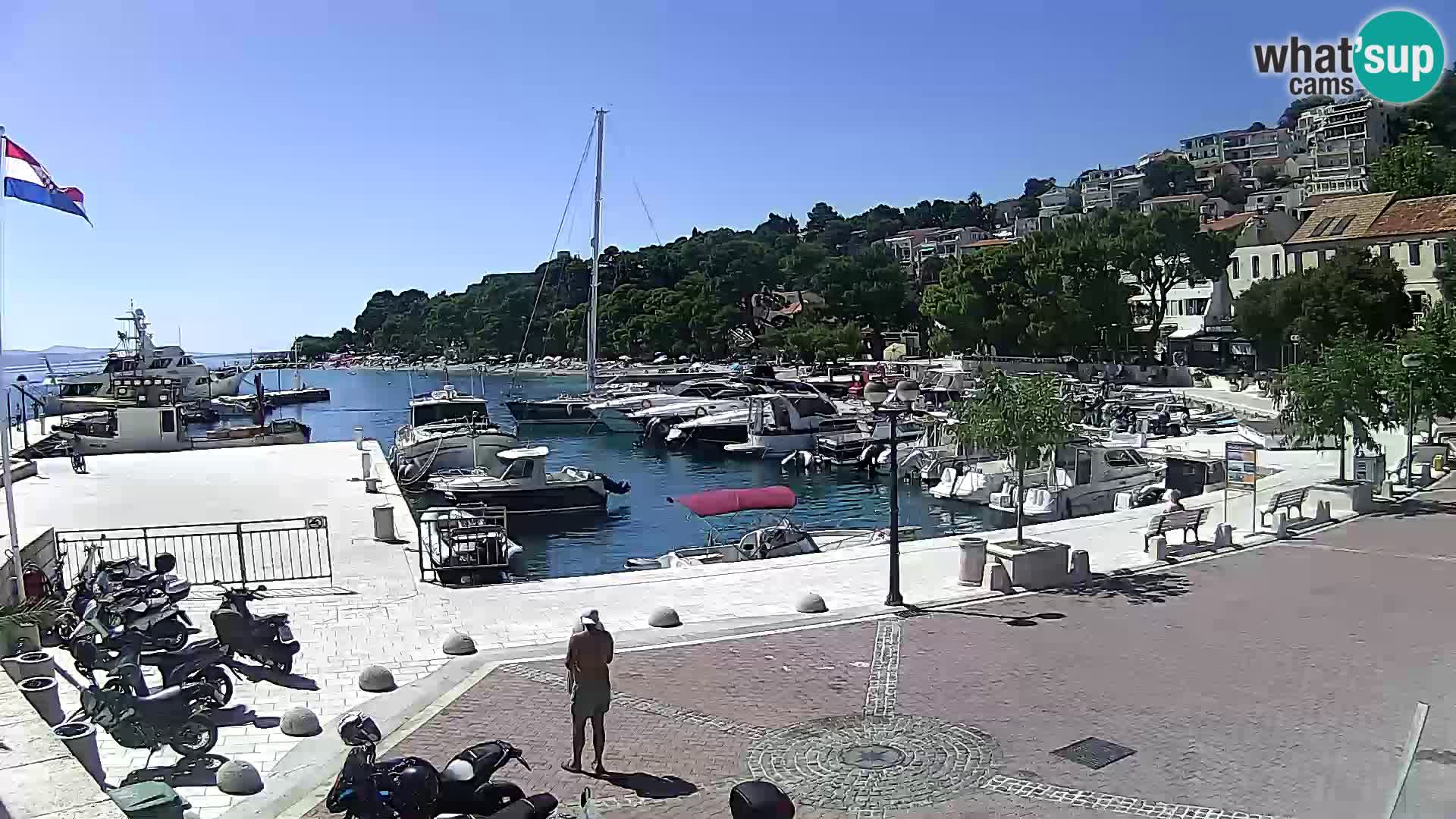 Brela web kamera – porat – Dalmacija