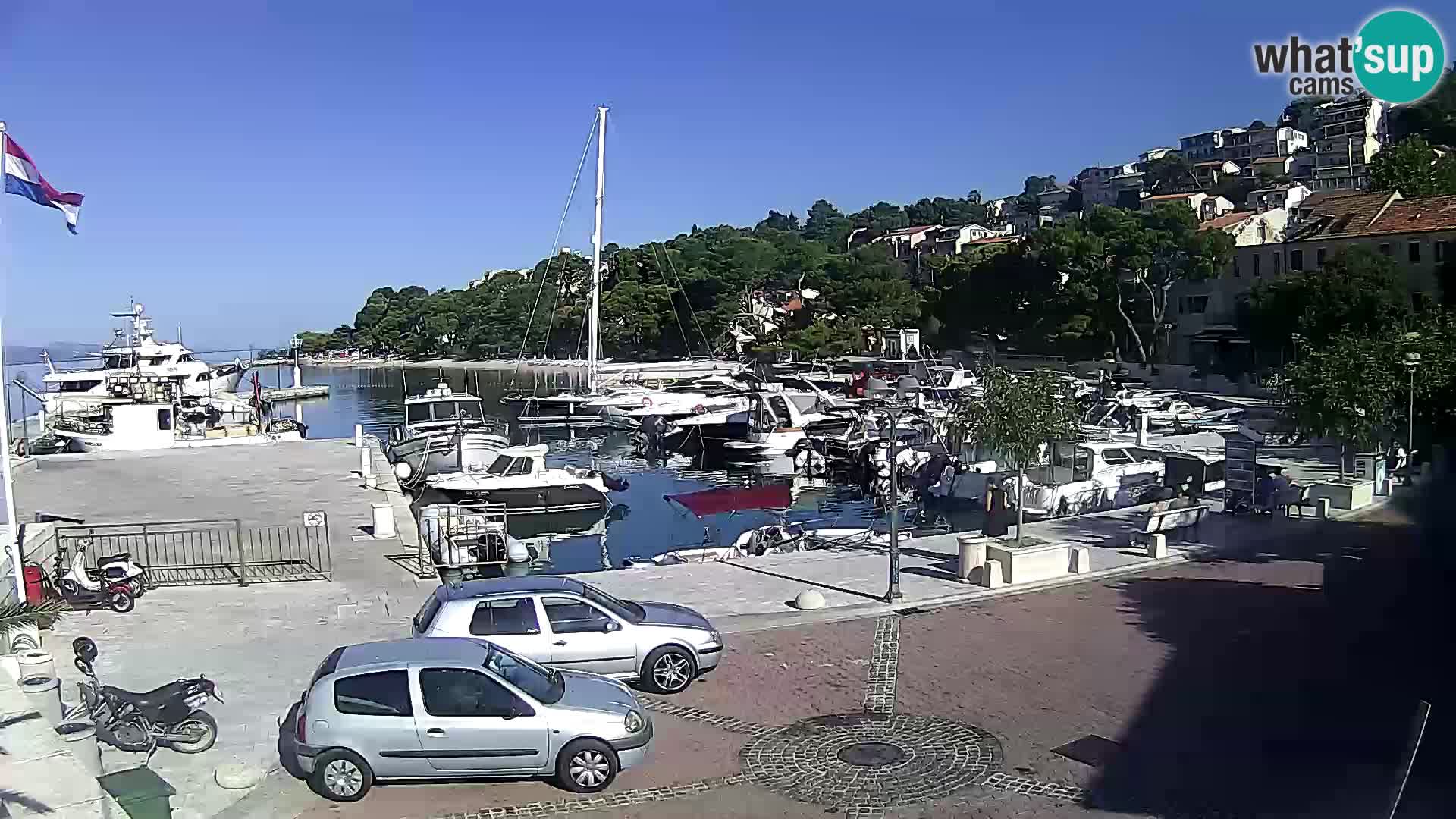 Brela Live webcam – marina – Dalmatia – Croatia