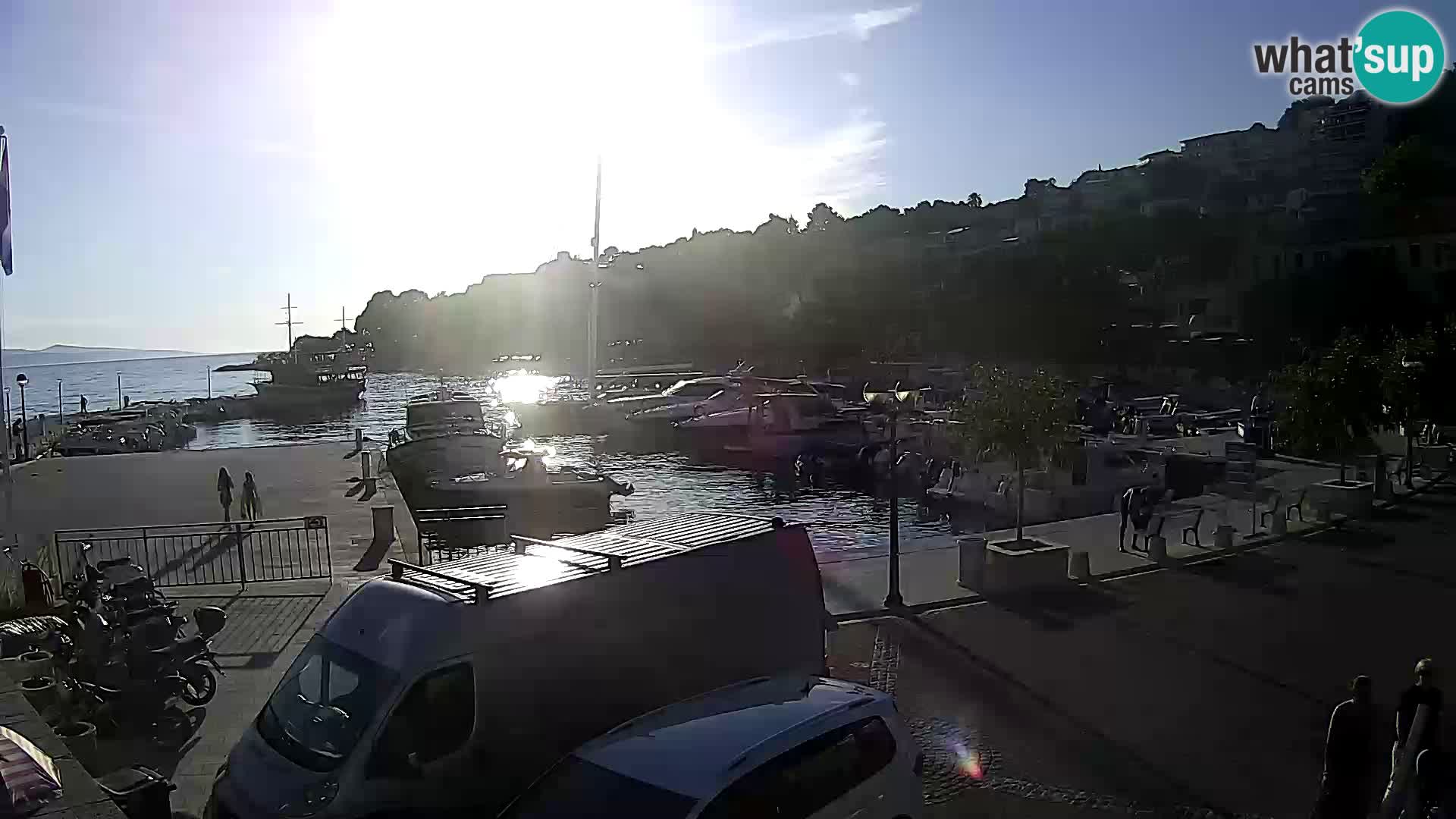 Brela Live webcam – marina – Dalmatia – Croatia
