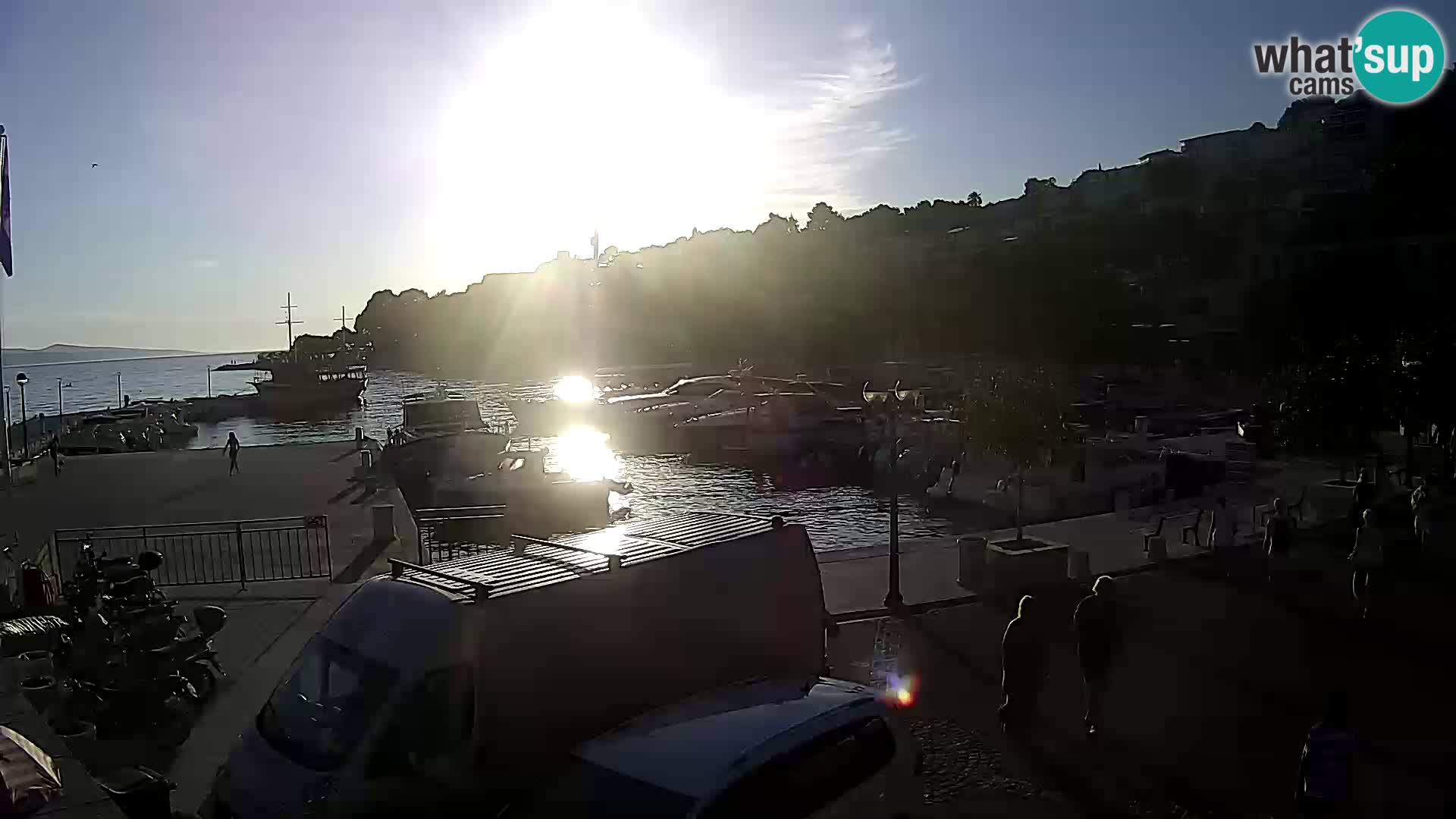 Brela Live webcam – marina – Dalmatia – Croatia