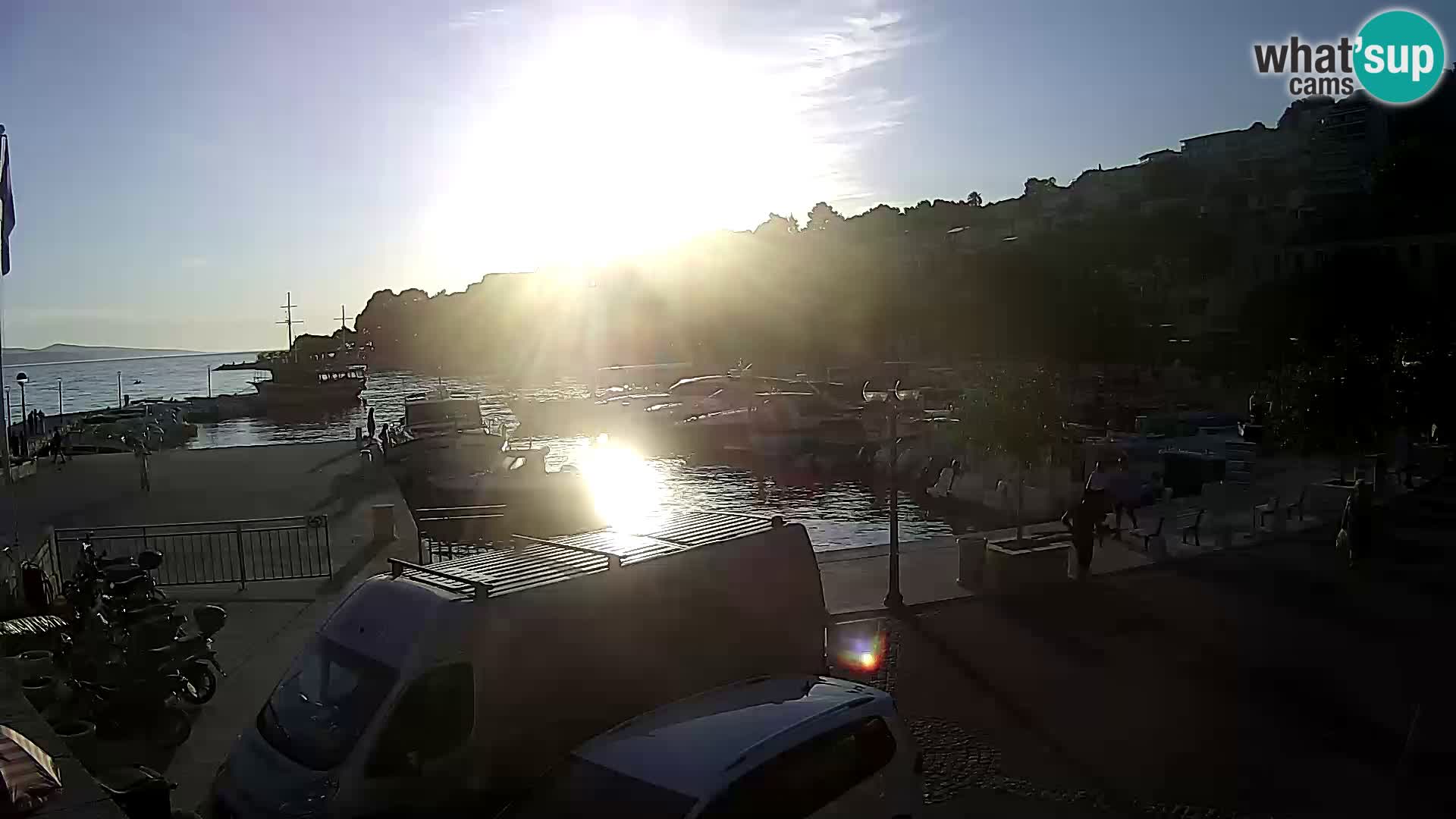 Brela Live webcam – marina – Dalmatia – Croatia