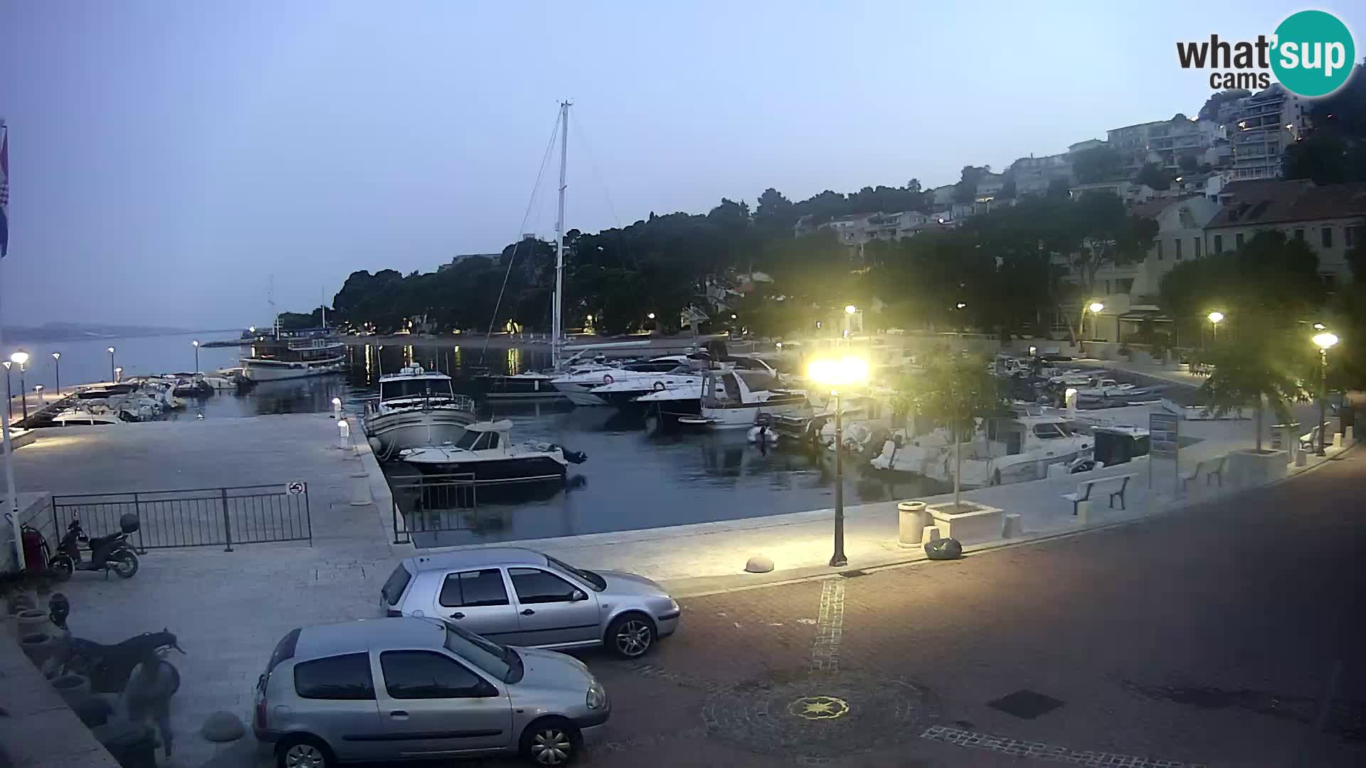 Brela Live webcam – marina – Dalmatia – Croatia