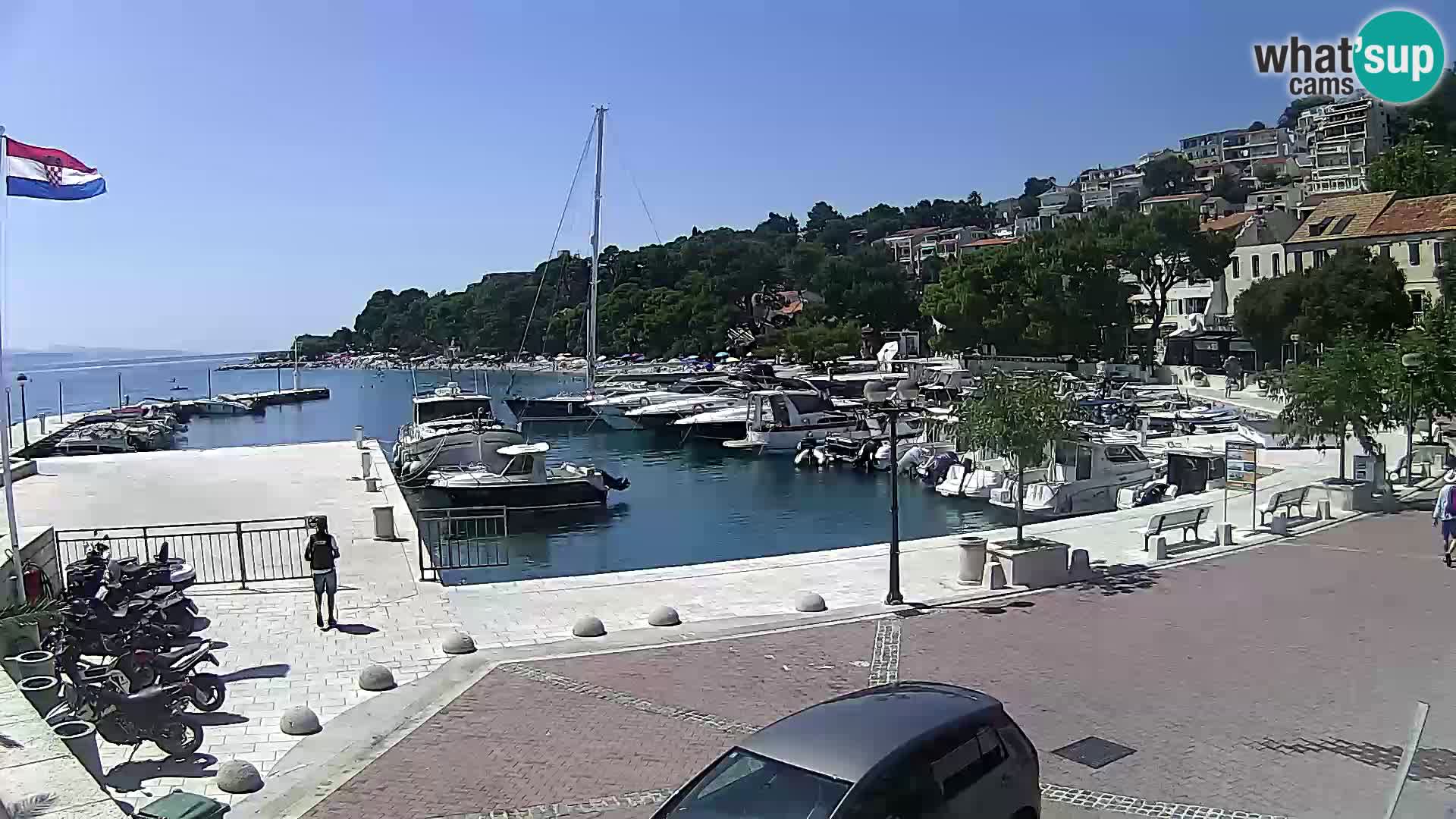 Brela Live webcam – marina – Dalmatia – Croatia
