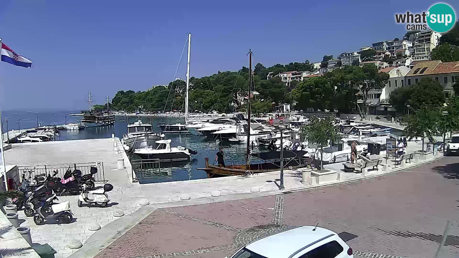 Brela web kamera – porat – Dalmacija