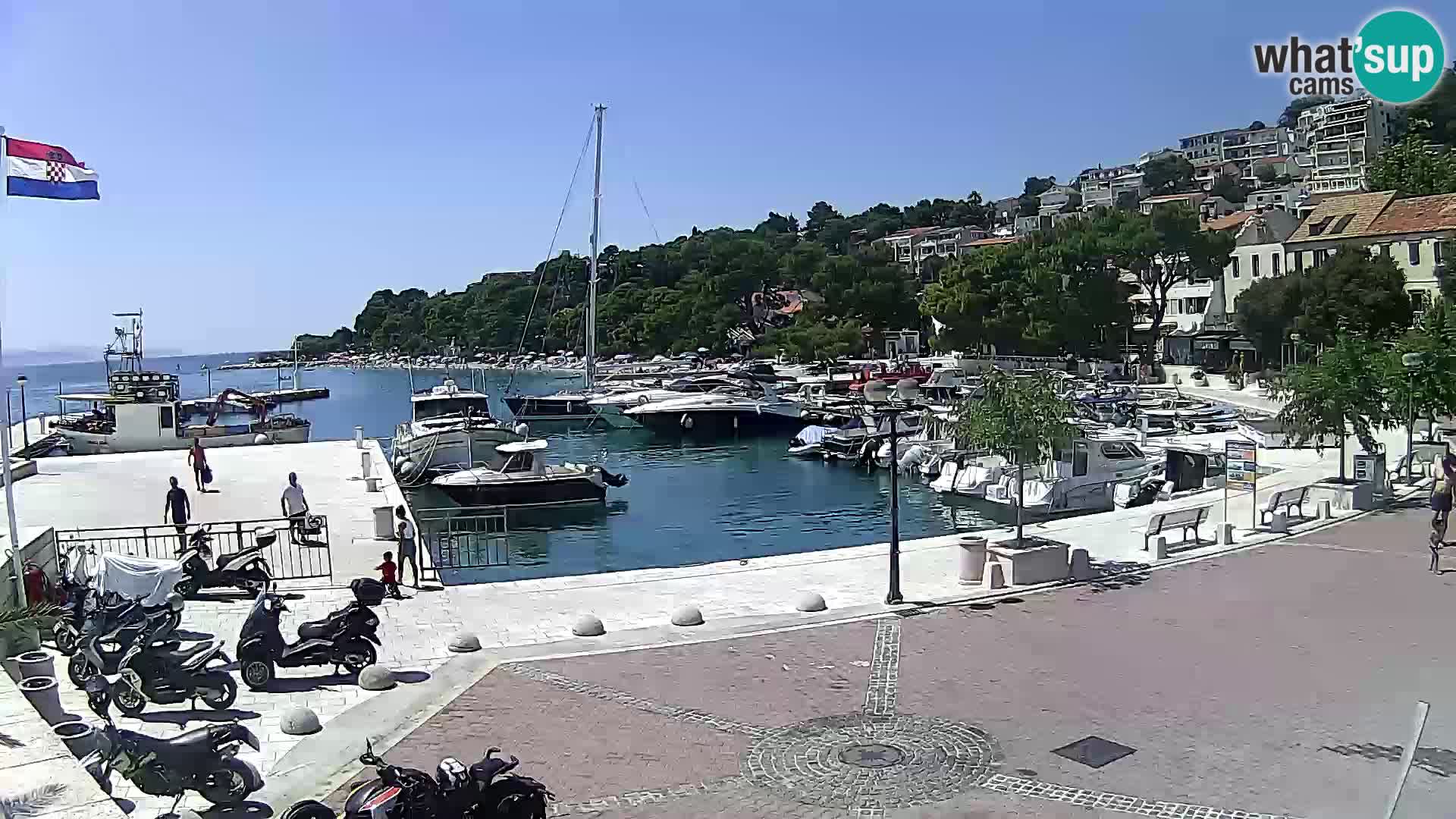 Brela web kamera – porat – Dalmacija