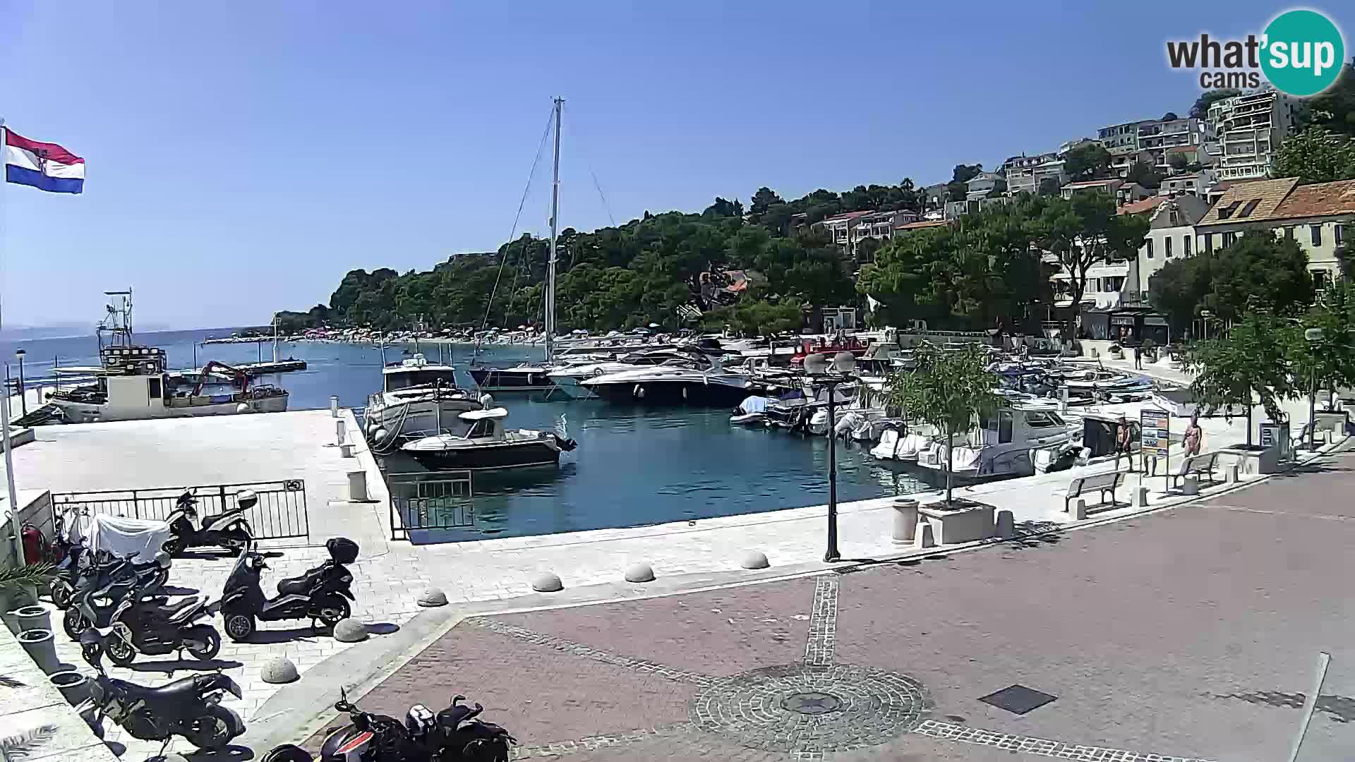 Brela Live webcam – marina – Dalmatia – Croatia