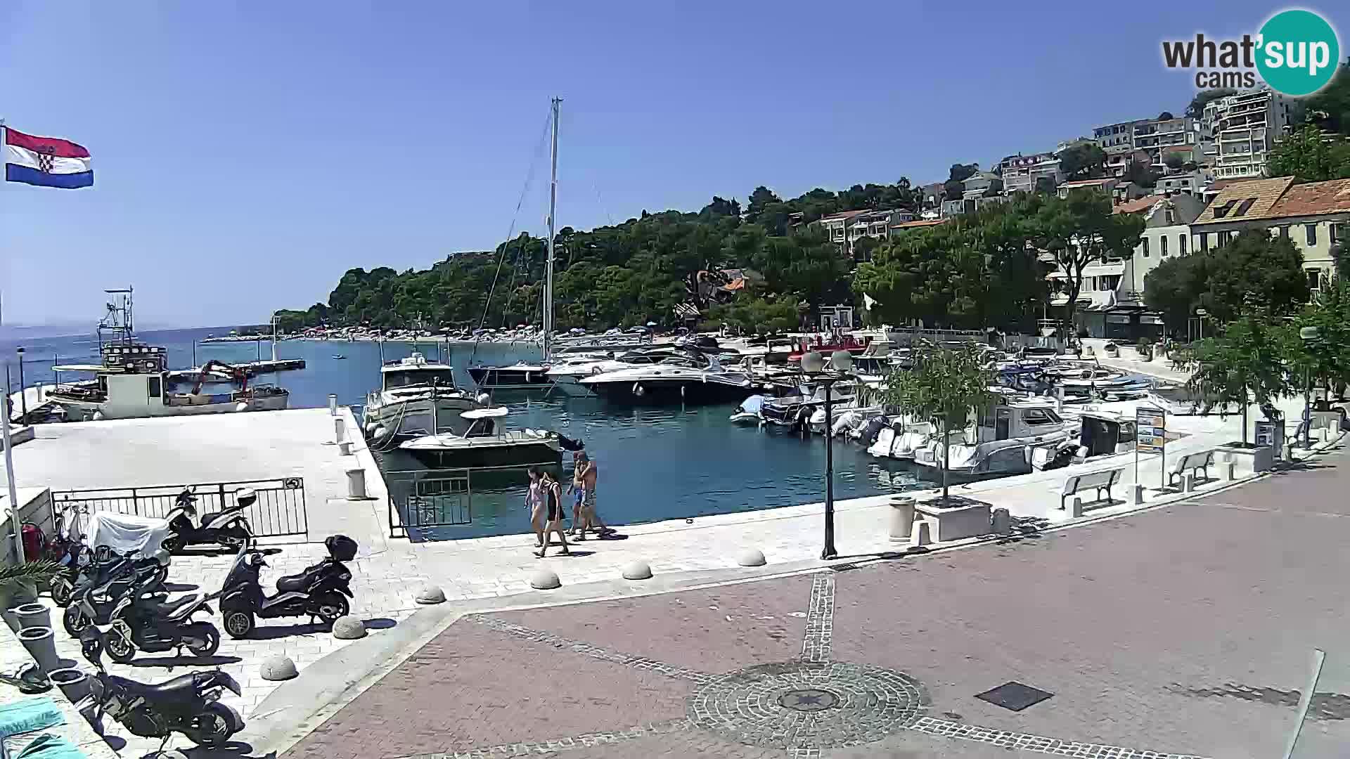 Brela Live webcam – marina – Dalmatia – Croatia