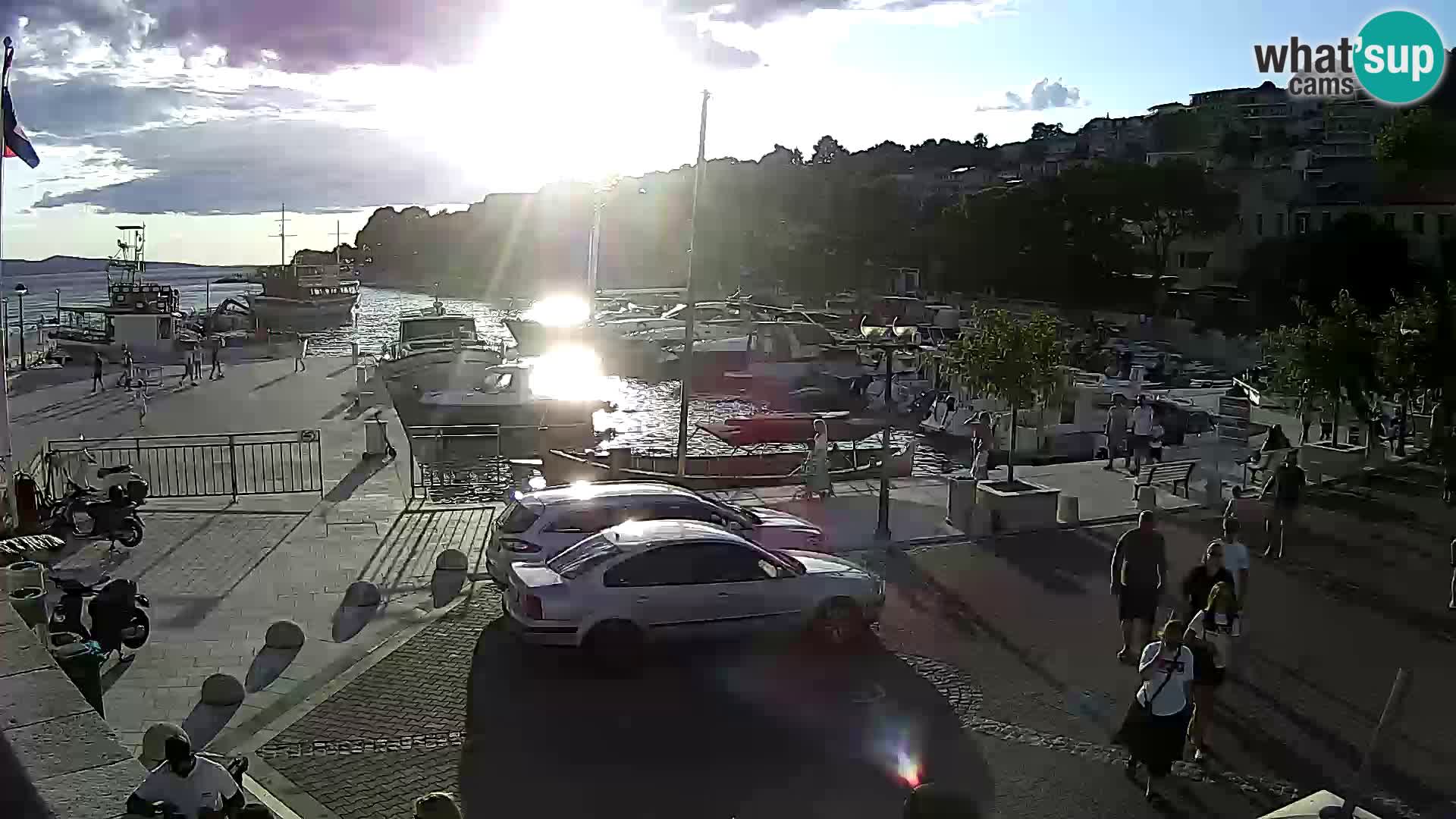 Brela web kamera – porat – Dalmacija