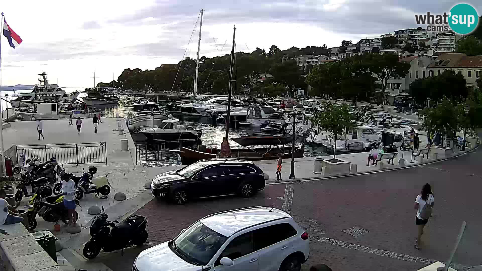 Brela Live webcam – marina – Dalmatia – Croatia