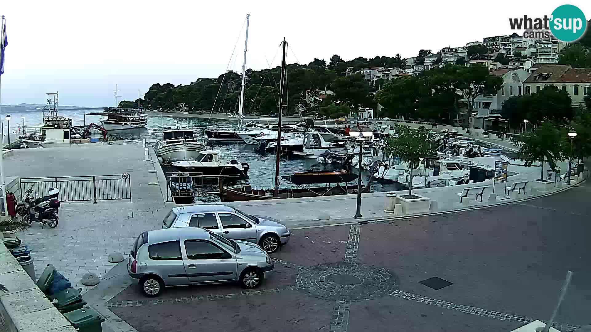 Brela Live webcam – marina – Dalmatia – Croatia