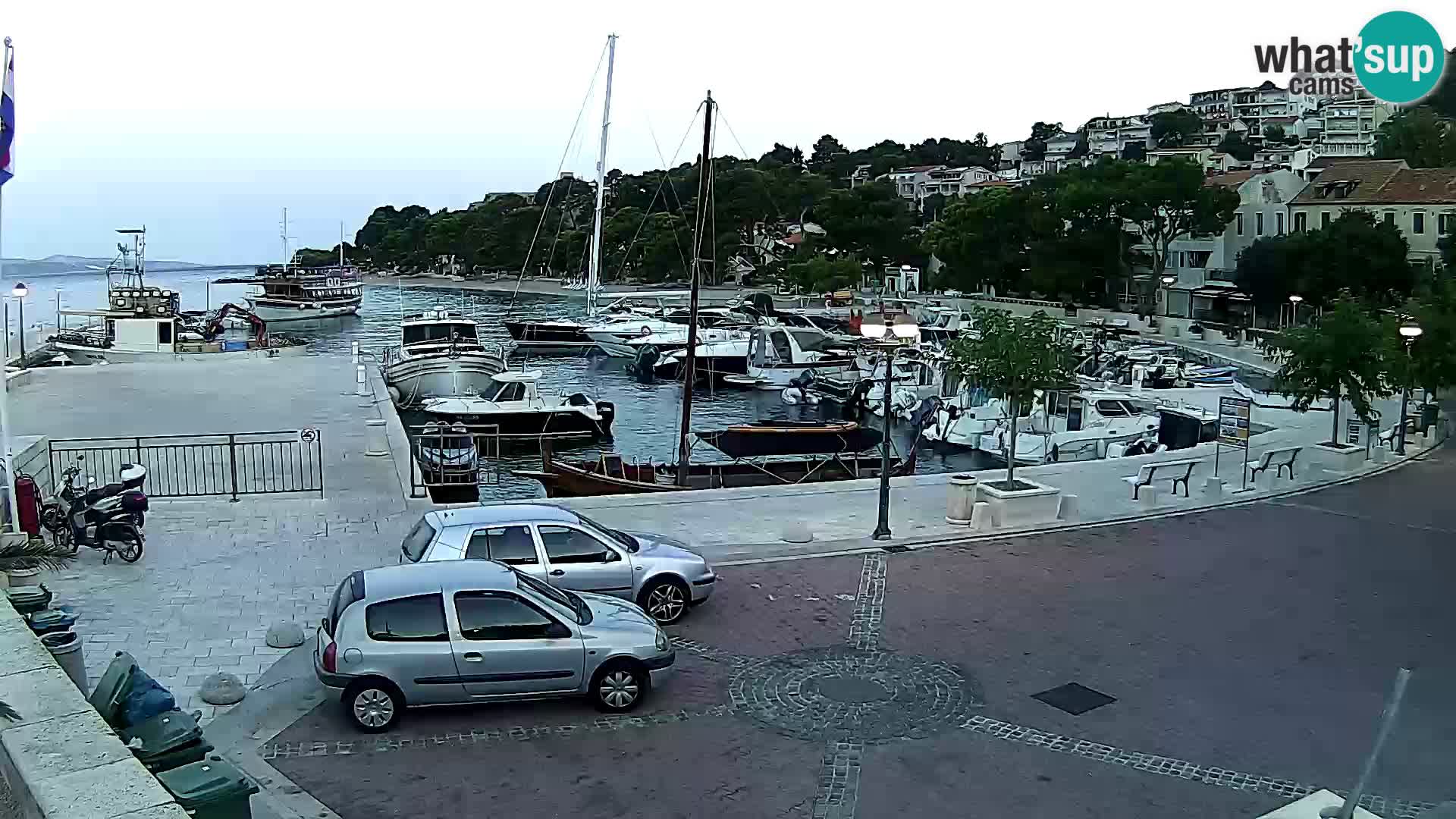 Brela web kamera – porat – Dalmacija