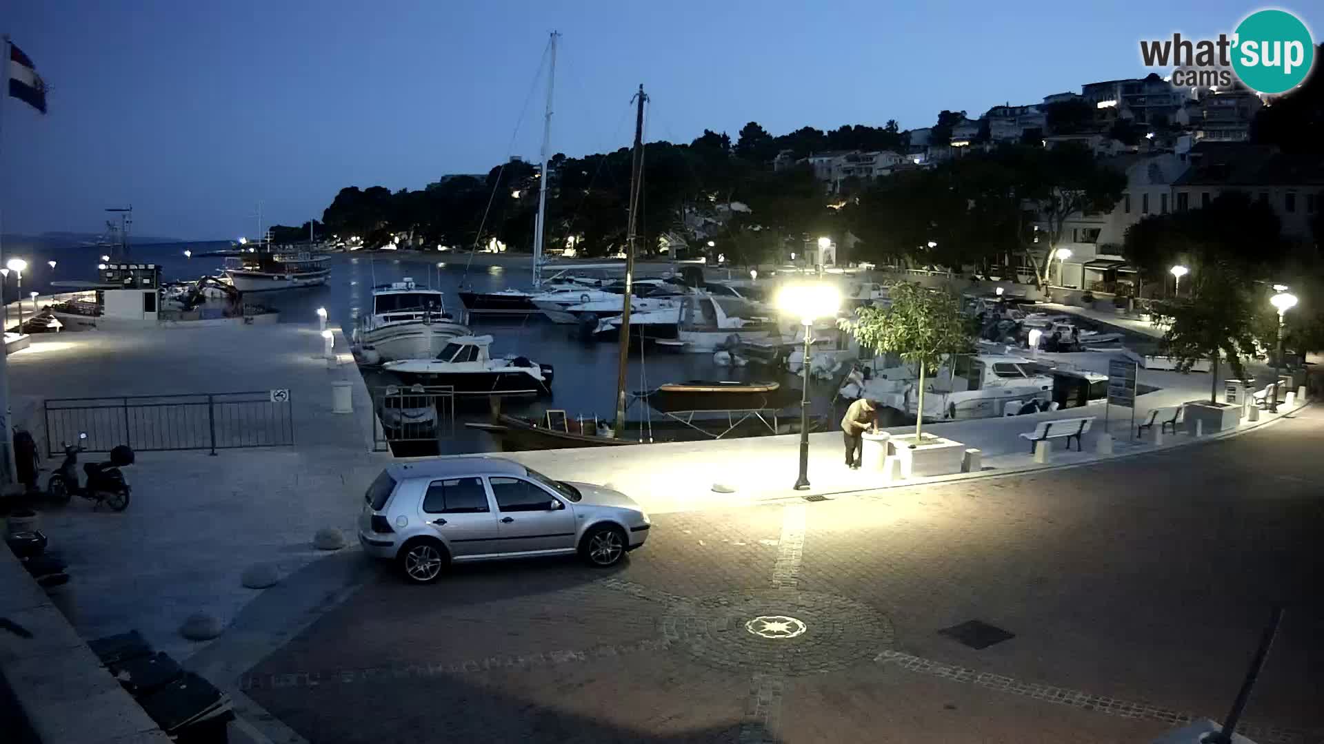 Brela web kamera – porat – Dalmacija