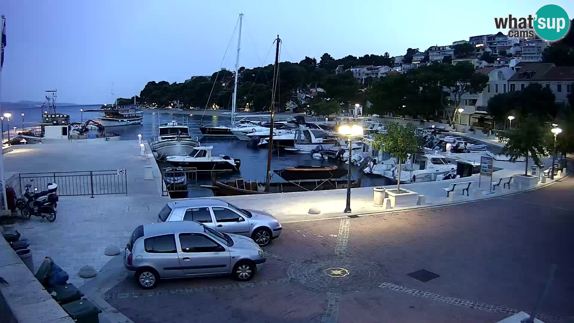 Brela Live webcam – marina – Dalmatia – Croatia
