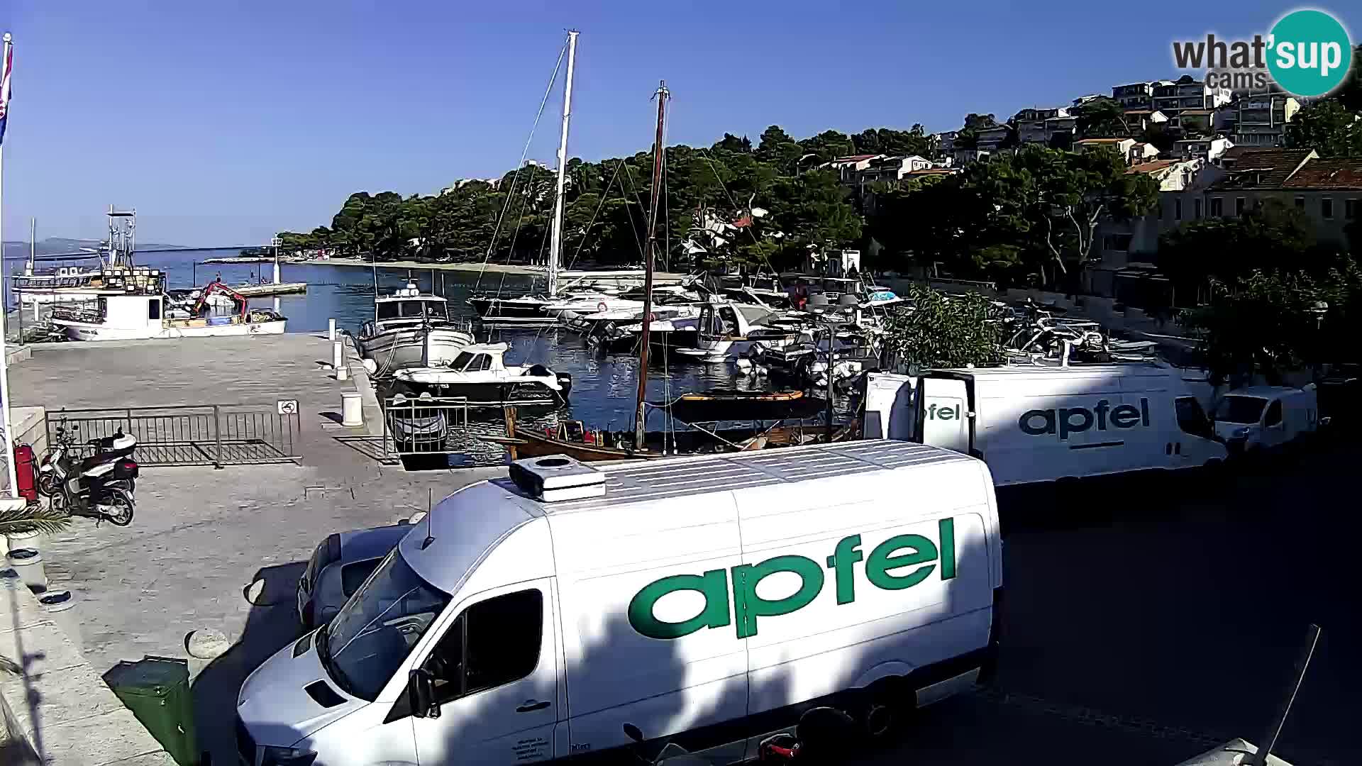 Brela web kamera – porat – Dalmacija