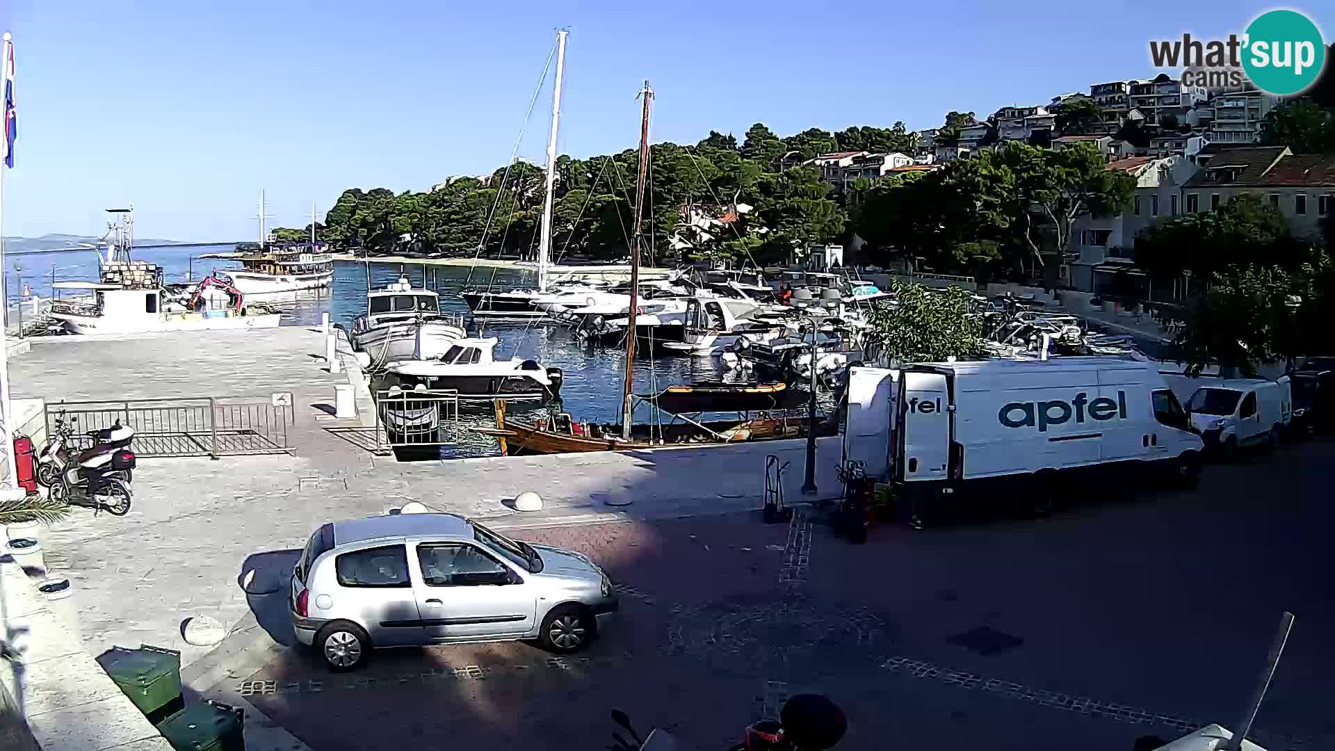 Brela web kamera – porat – Dalmacija