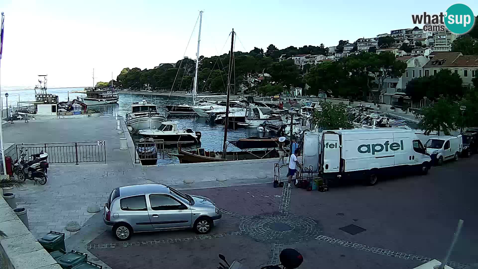 Brela Live webcam – marina – Dalmatia – Croatia